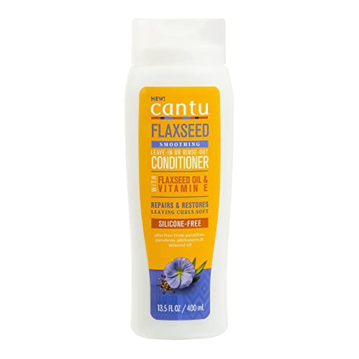 Cantu Flaxseed Conditioner Leave In or Rinse Out 13.5 oz
