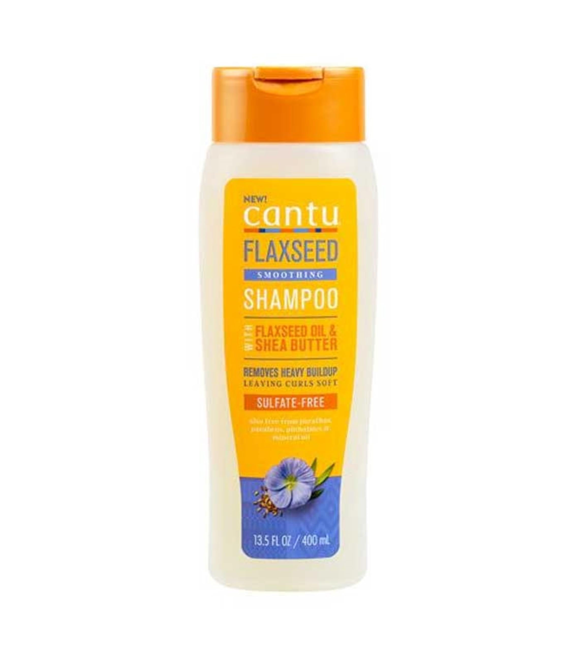 Cantu Flaxseed Sulfate Free Exfoloating Shampoo With Flaxseed Oil Shea Butter