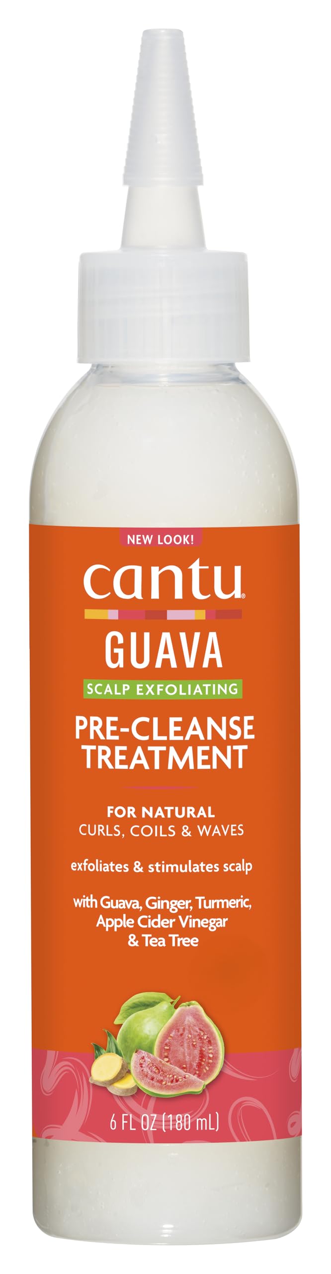 Cantu Guava Ginger Scalp Exfoliating Pre Poo Treatment 6 Fl Oz 180 ml