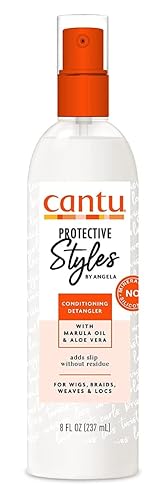 Cantu Protective Styles By Angela Conditioning Detangler With Marula Oil Aloe - Thumbnail 2