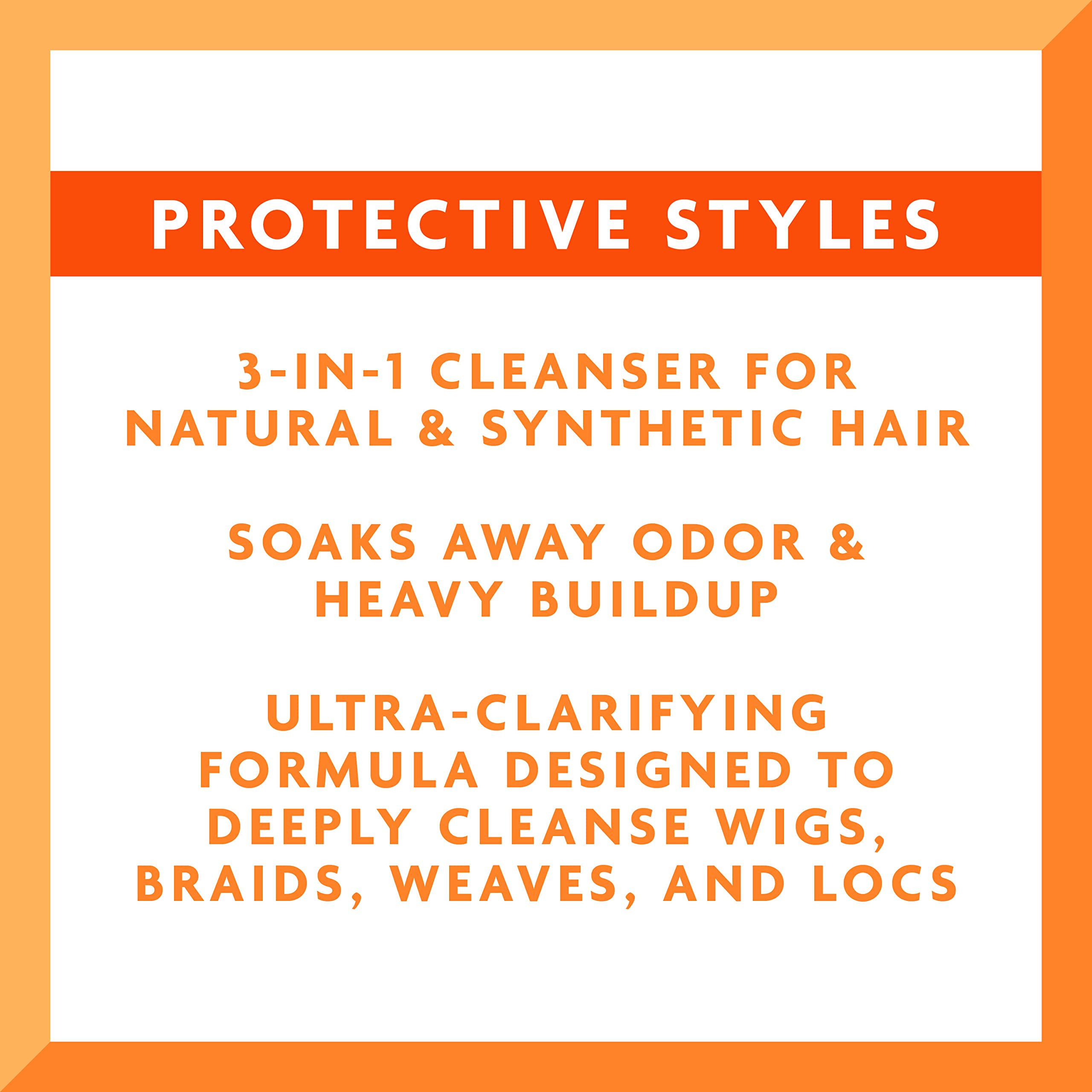 Cantu Protective Styles By Angela Hair Bath Cleanser With Apple Cider Vinegar - Thumbnail 3