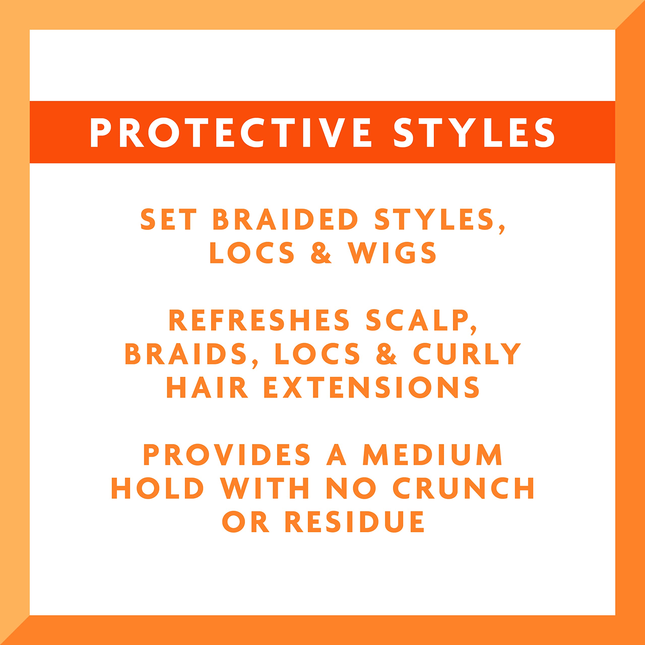 Cantu Protective Styles By Angela Set Refresh Foam With Apple Cider Vinegar