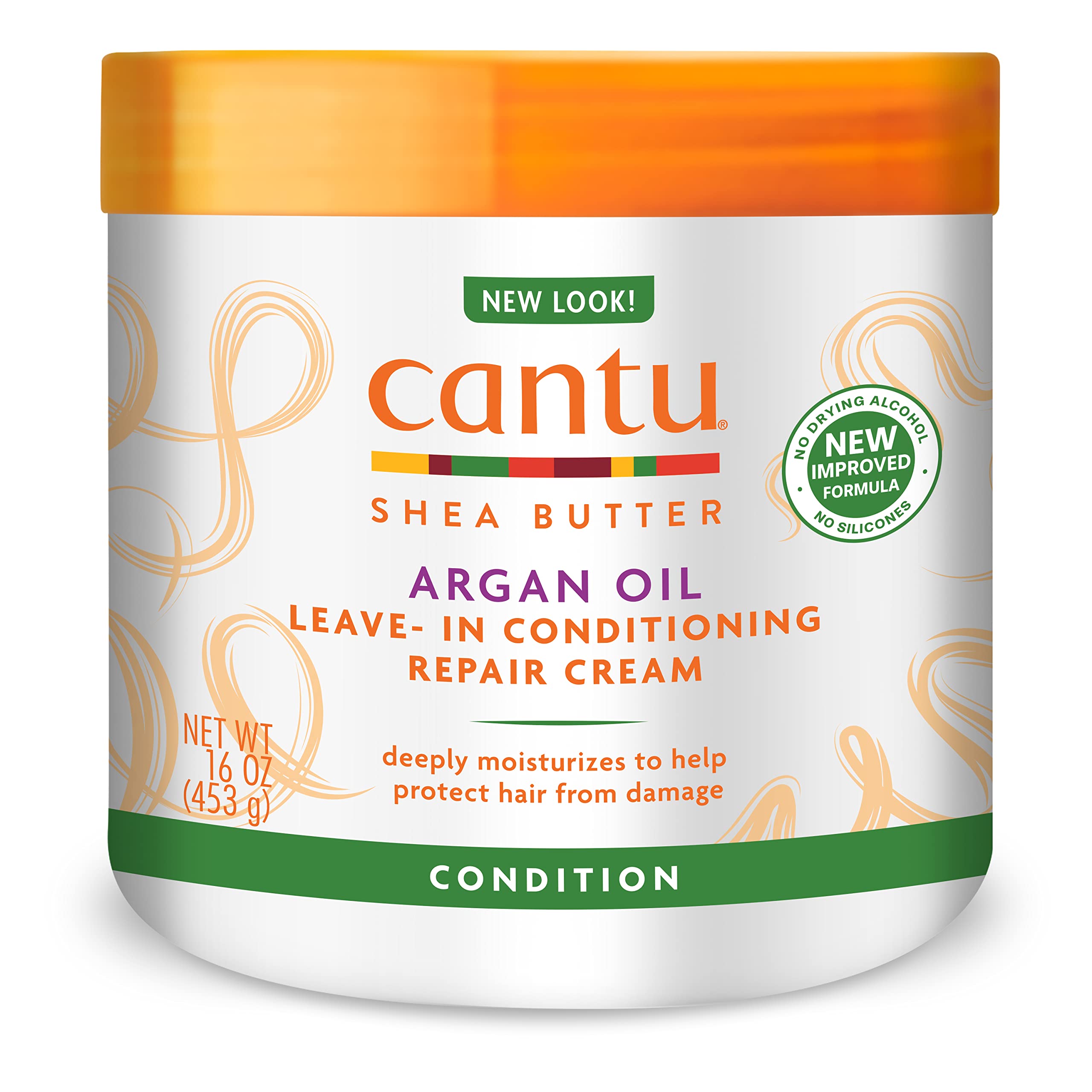 Cantu Argan Oil Leave In Conditioning Repair Cream 16 oz