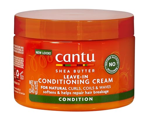 Cantu Shea Butter for Natural Hair Leave In Conditioning Cream 12 oz - Thumbnail 2