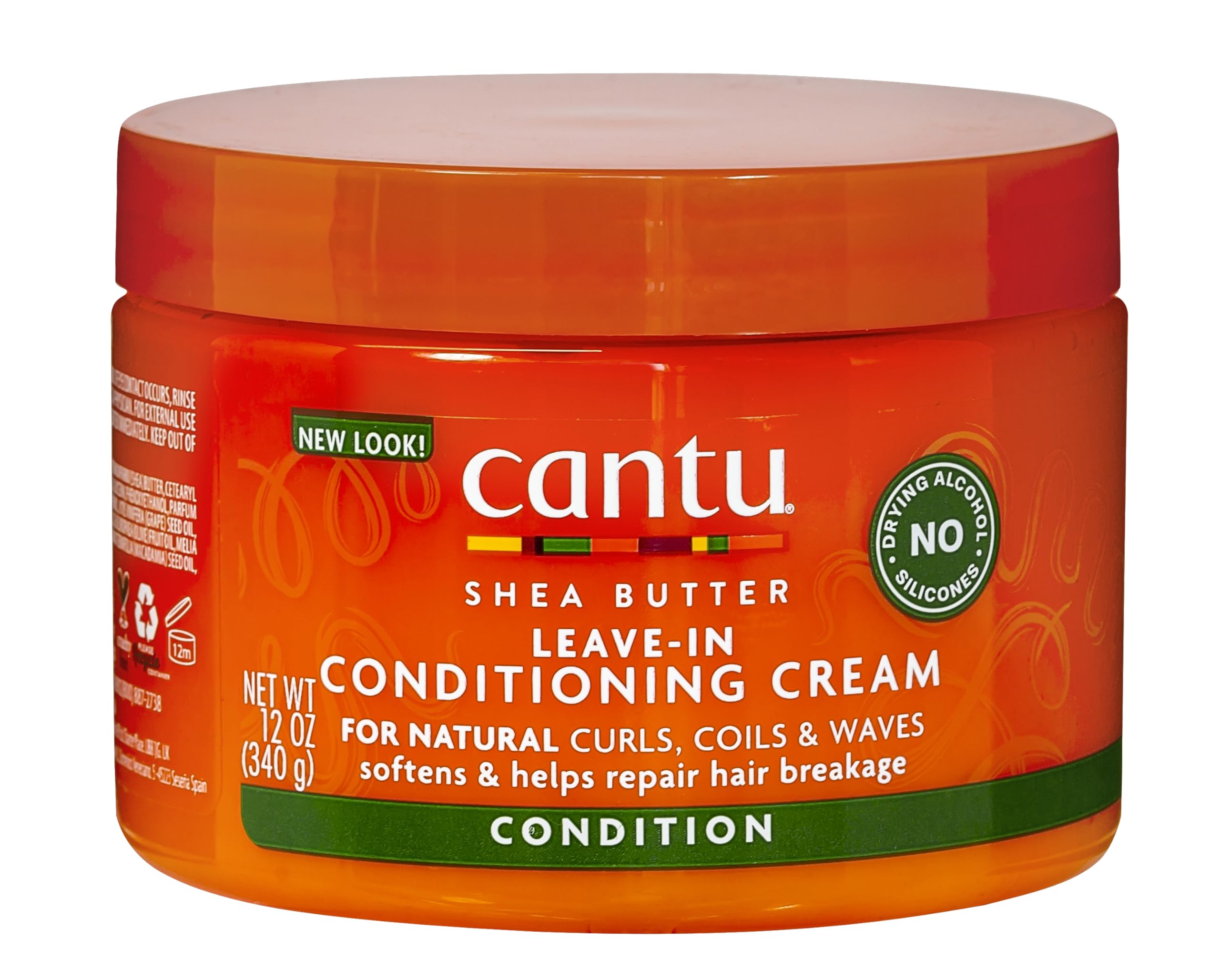 Cantu Shea Butter for Natural Hair Leave In Conditioning Cream 12 oz