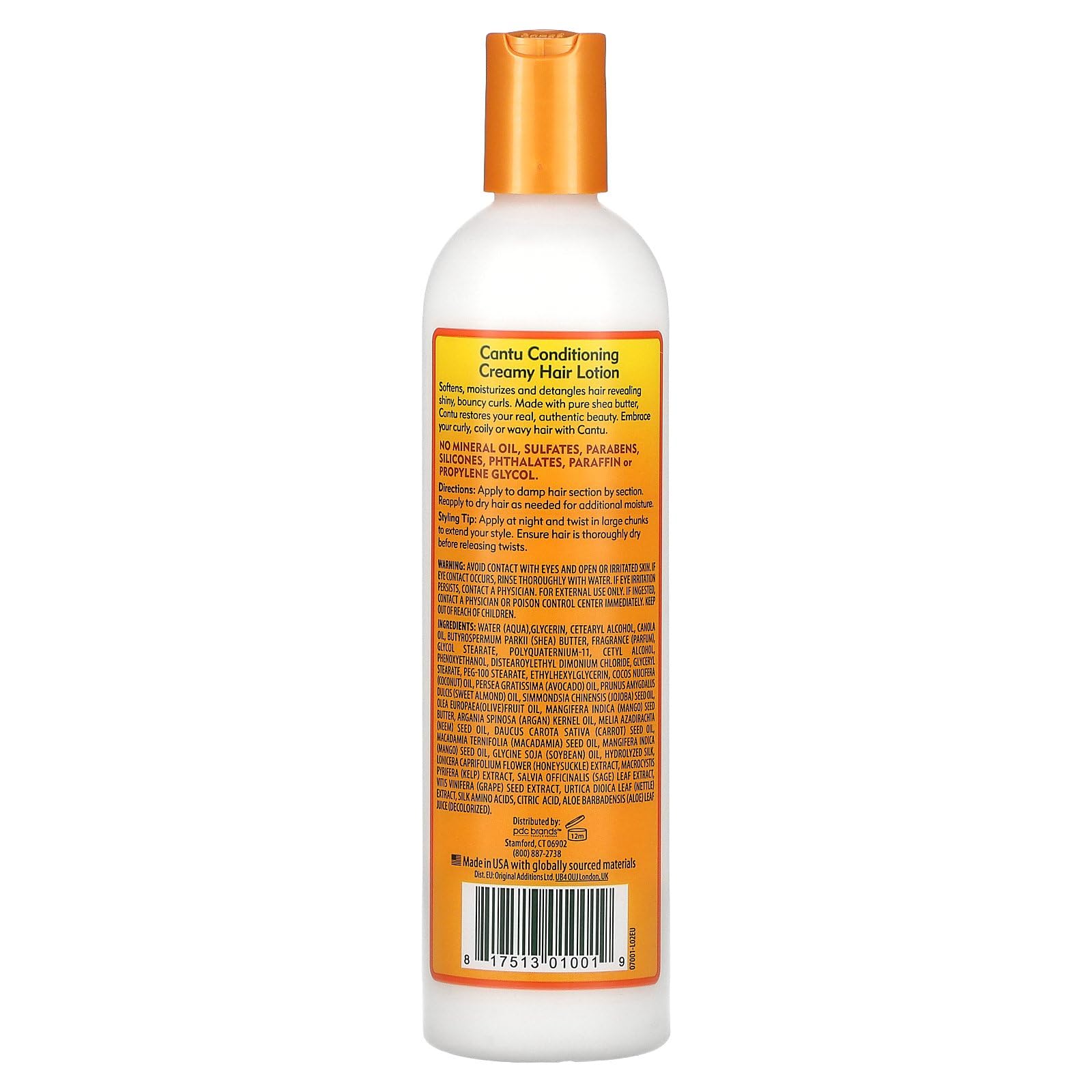 Cantu Natural Hair Condition Creamy Hair Lotion 354 ml (12 oz) - Thumbnail 2