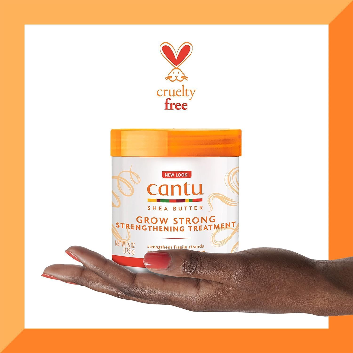 Cantu Shea Butter Grow Strong Strengthening Treatment 177 ml (6 oz) - Thumbnail 3