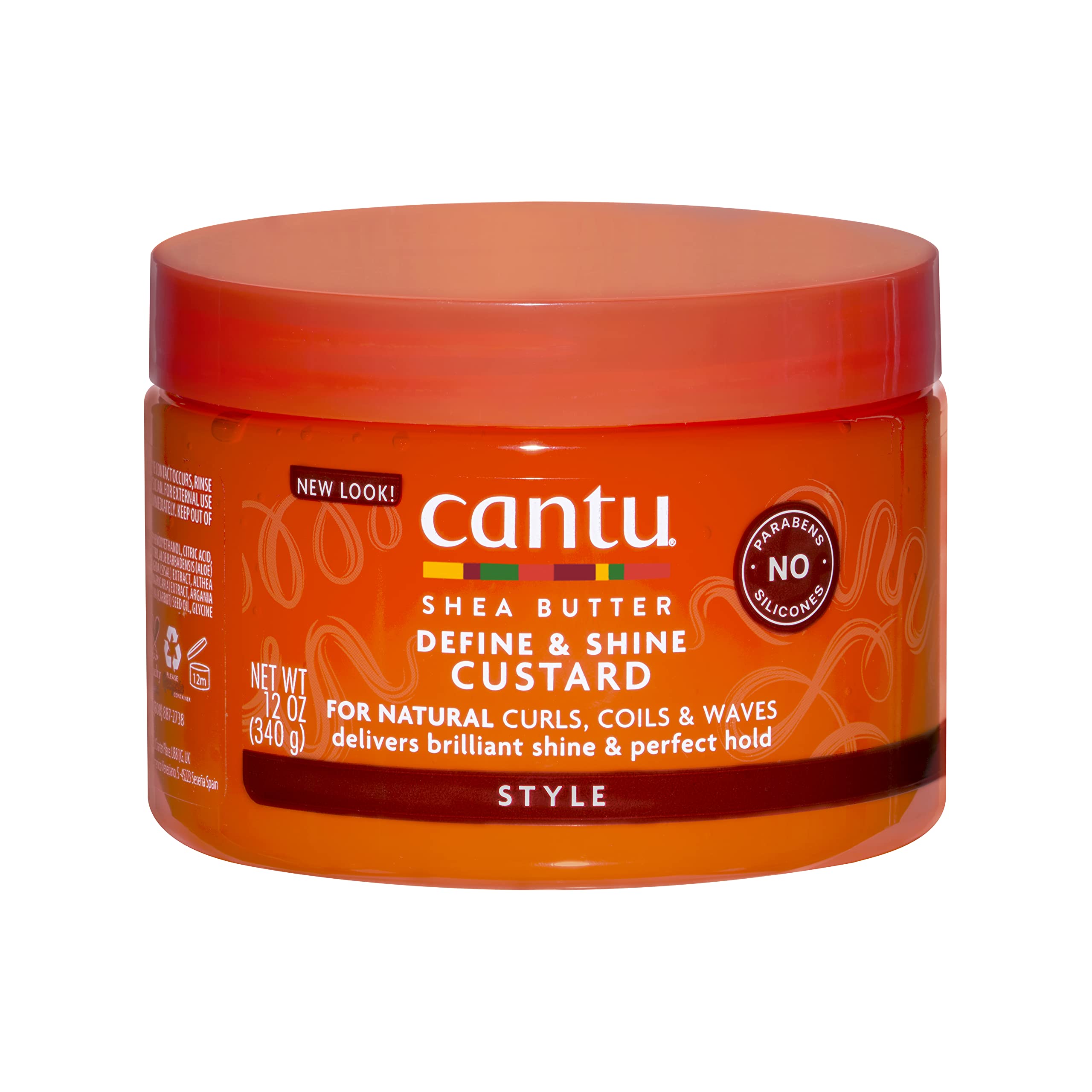 Cantu Shea Butter for Natural Hair Curling Custard 12 oz