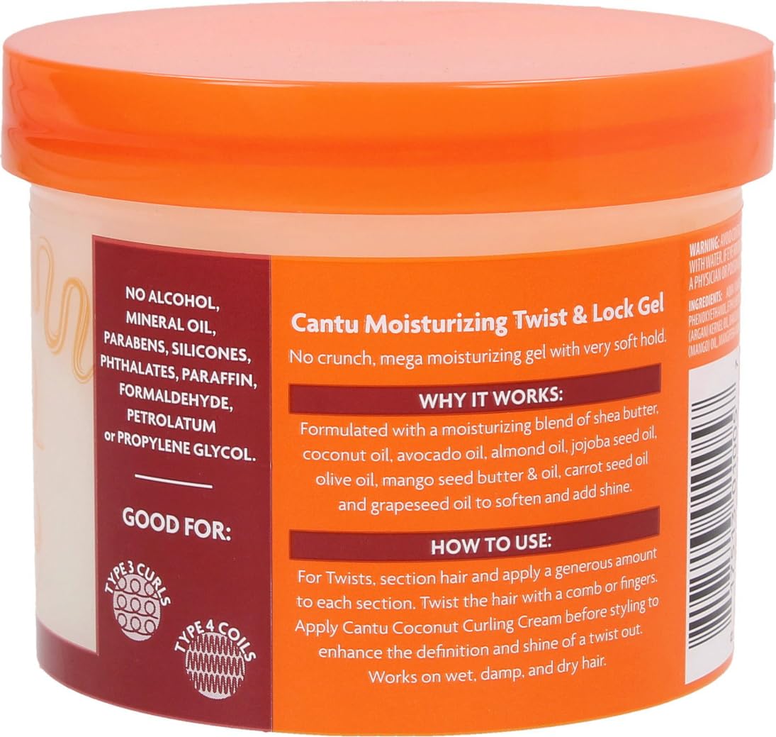 Cantu Sheabutter Twist Locken Gel Für Natürliche Haare Feuchtigkeitsspendend - Thumbnail 2