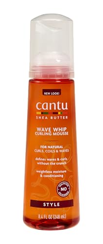 Dr Teal's Cantu Natural Hair Wave Whip Curling Mousse 8.4 oz - Thumbnail 3