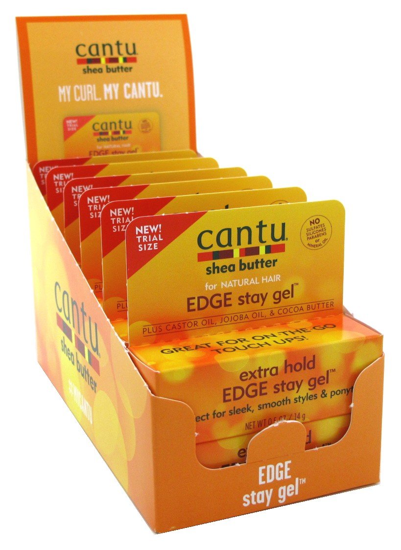 Cantu Shea Butter Edge Stay Gel Extra Hold 14 ml (0.5 oz)