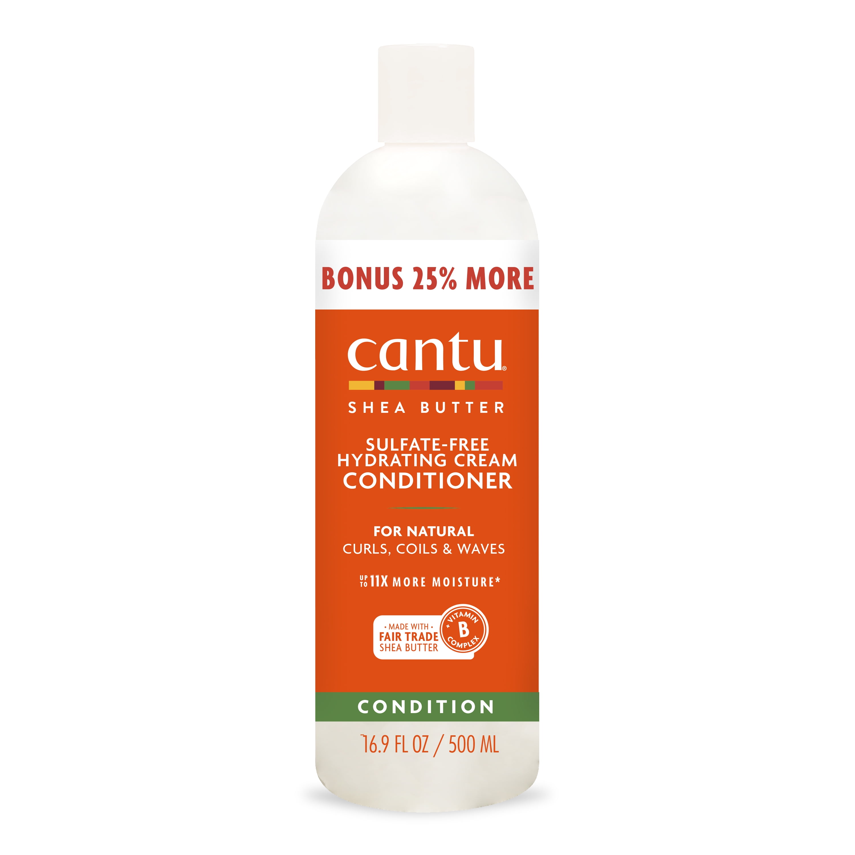 Cantu Sulfate Free Hydrating Cream Conditioner Bonus 16.9 Fl.oz.