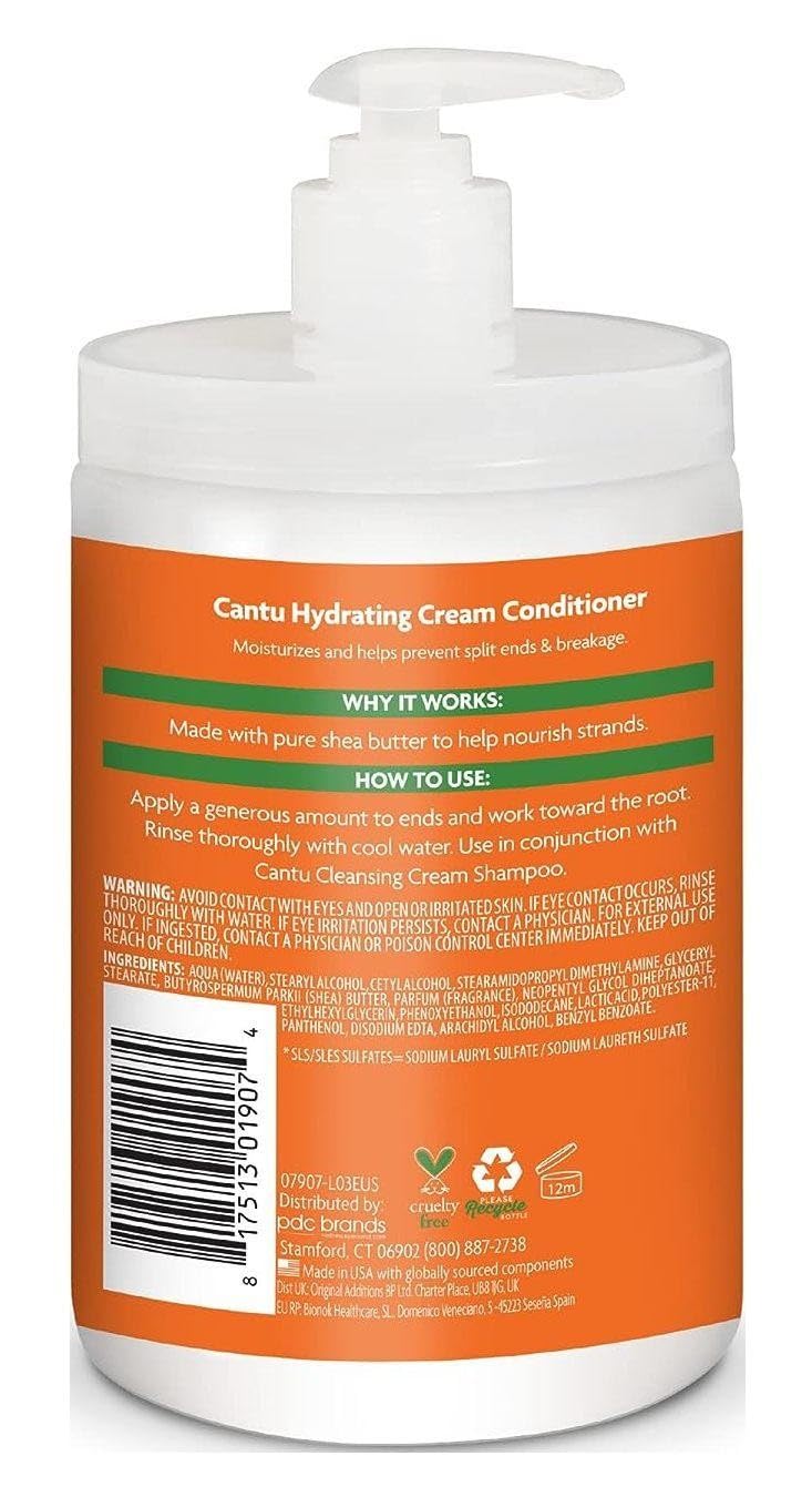 Cantu Shea Butter Conditioner Hydrating Cream Pump 25 oz