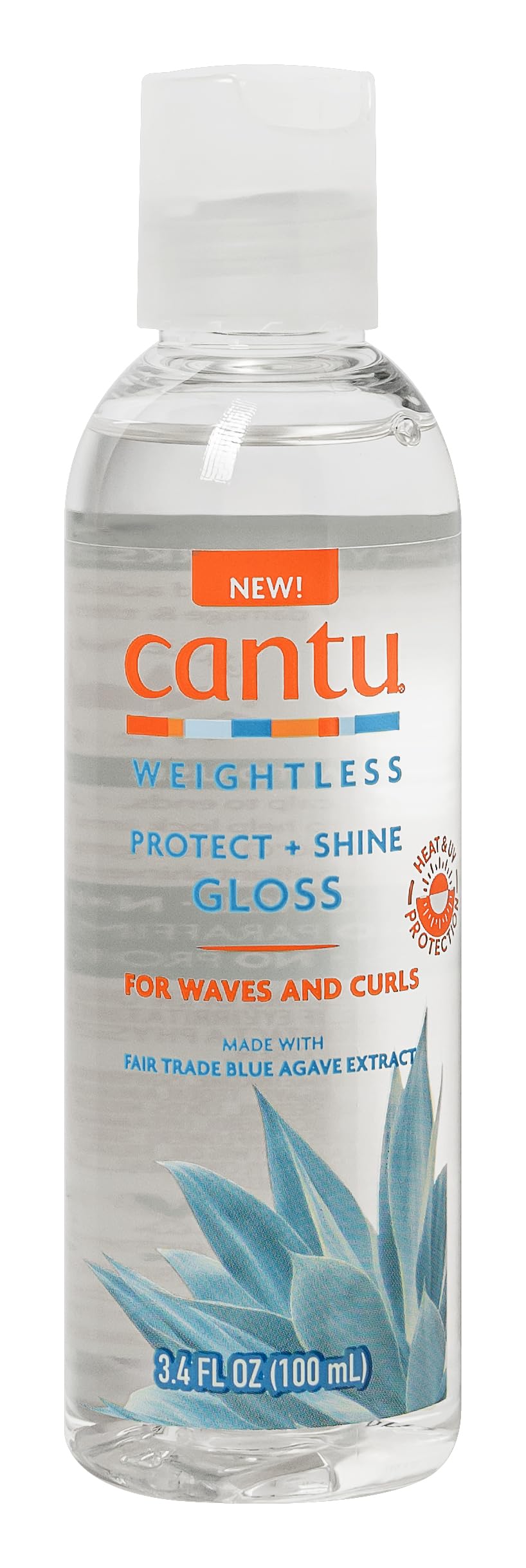Cantu Weightless Protect + Shine Gloss 3.4 Fl Oz 100 ml