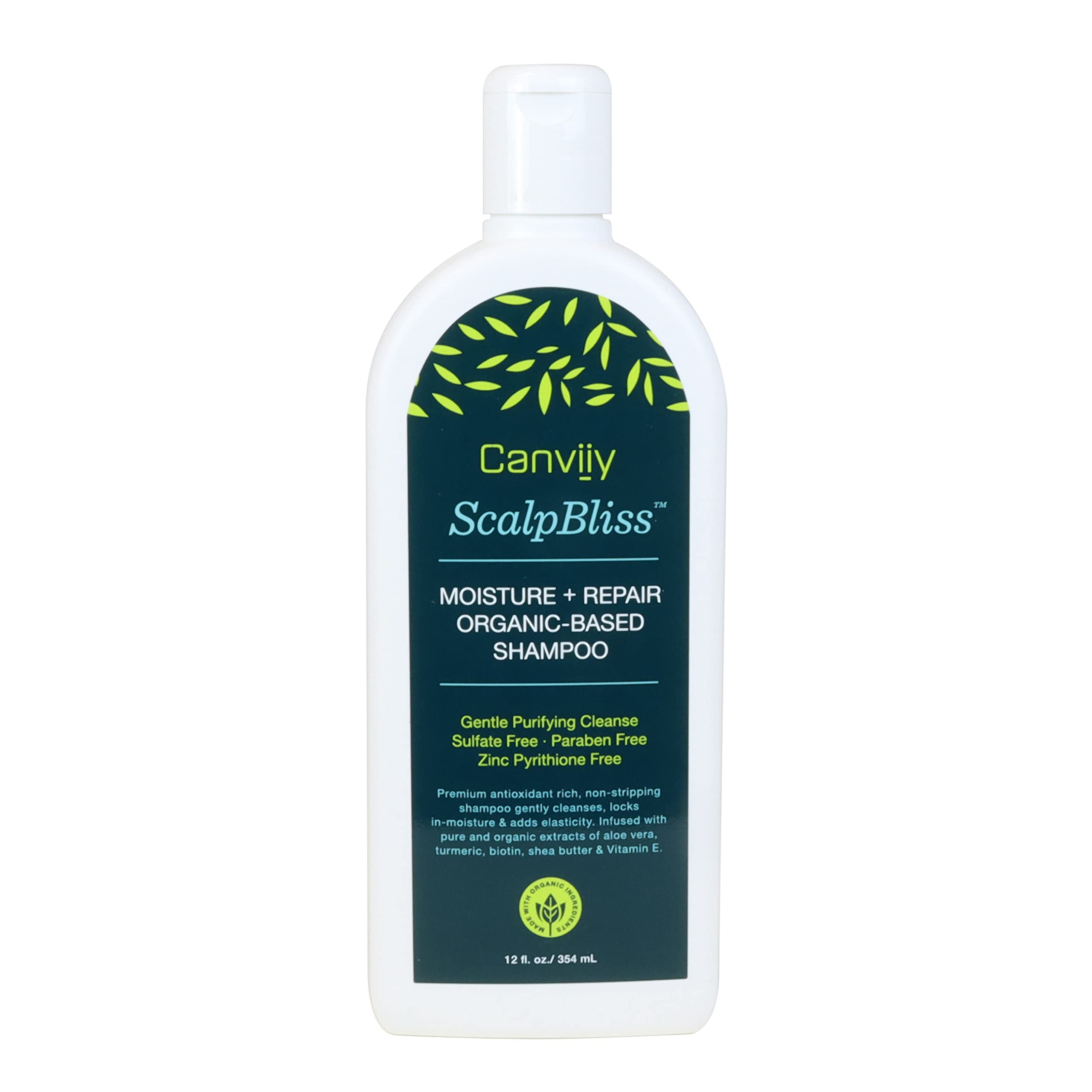 Canviiy Scalpbliss Moisture + Repair Organic Based Shampoo Moisturizing Gentle