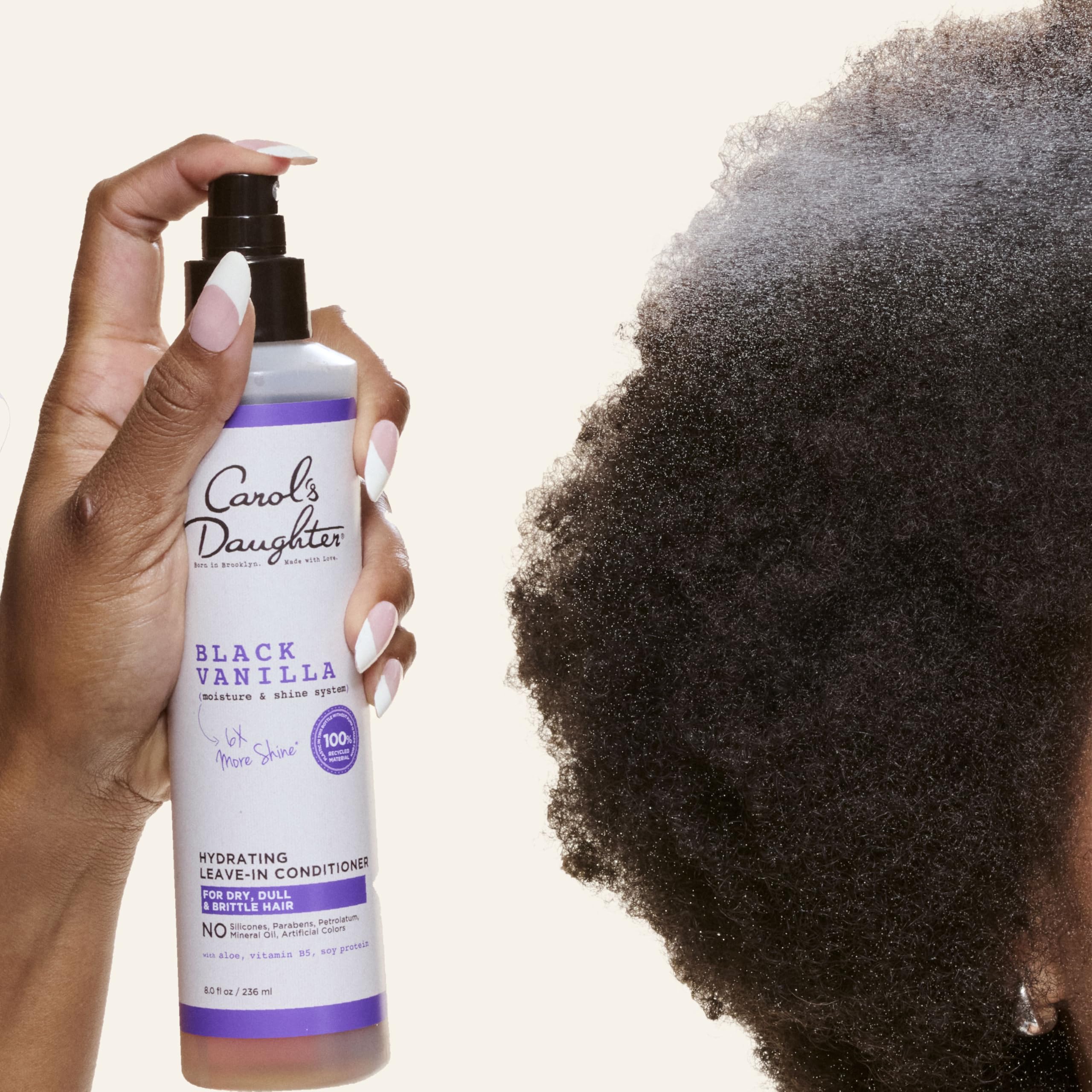 Carol's Daughter Black Vanilla Leave In Conditioner for Curly Wavy or Natural - Thumbnail 3