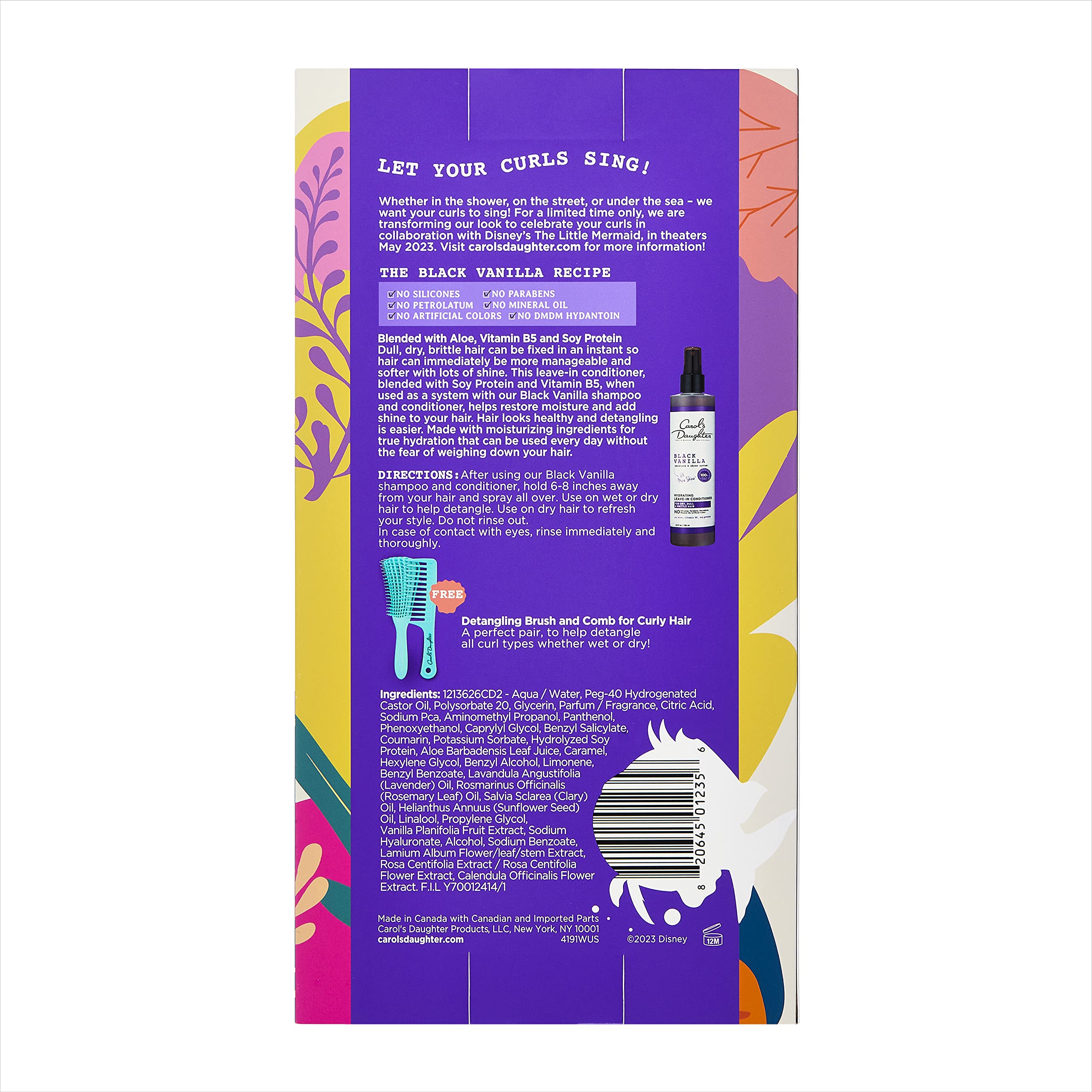 Carol's Daughter and Disney's the Little Mermaid Hair Care for Curly Hair (Set) - Thumbnail 2