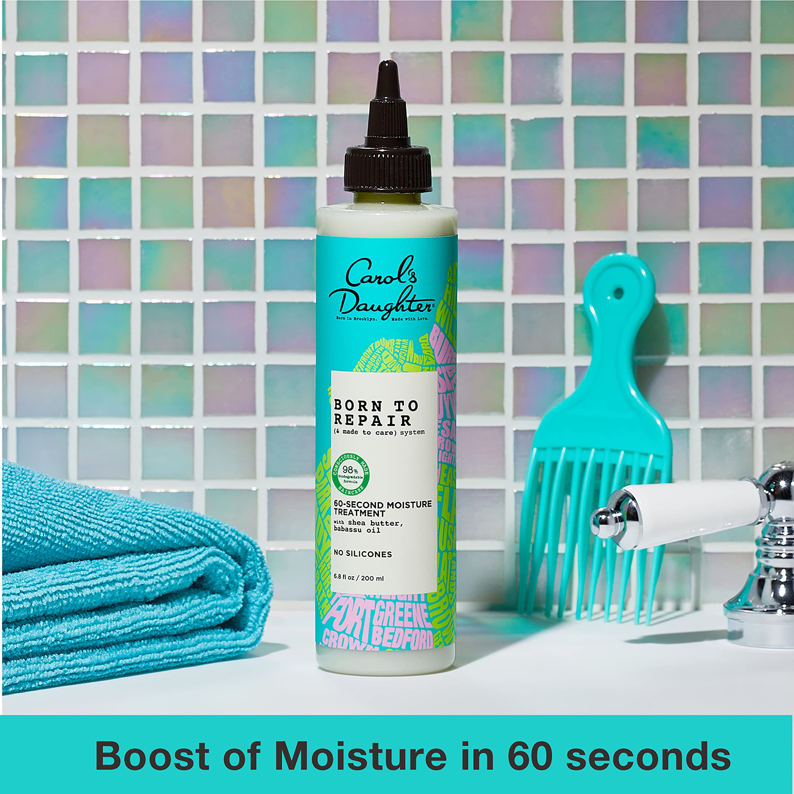 Carol's Daughter Born To Repair 60 Second Moisture Hair Treatment Hydrating - Thumbnail 2