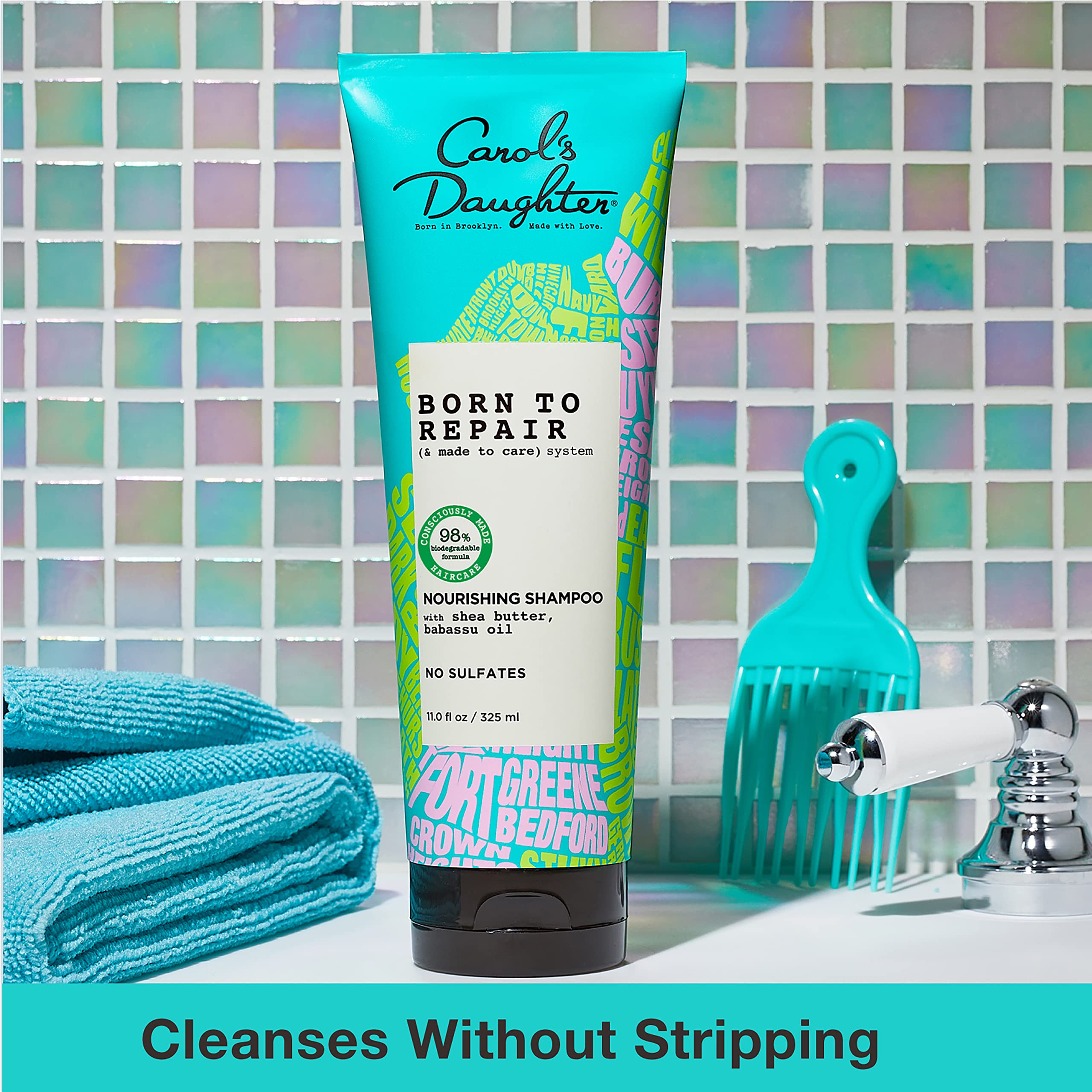 Carol's Daughter Born To Repair Nourishing Shampoo Sulfate Free Hair Care for - Thumbnail 2