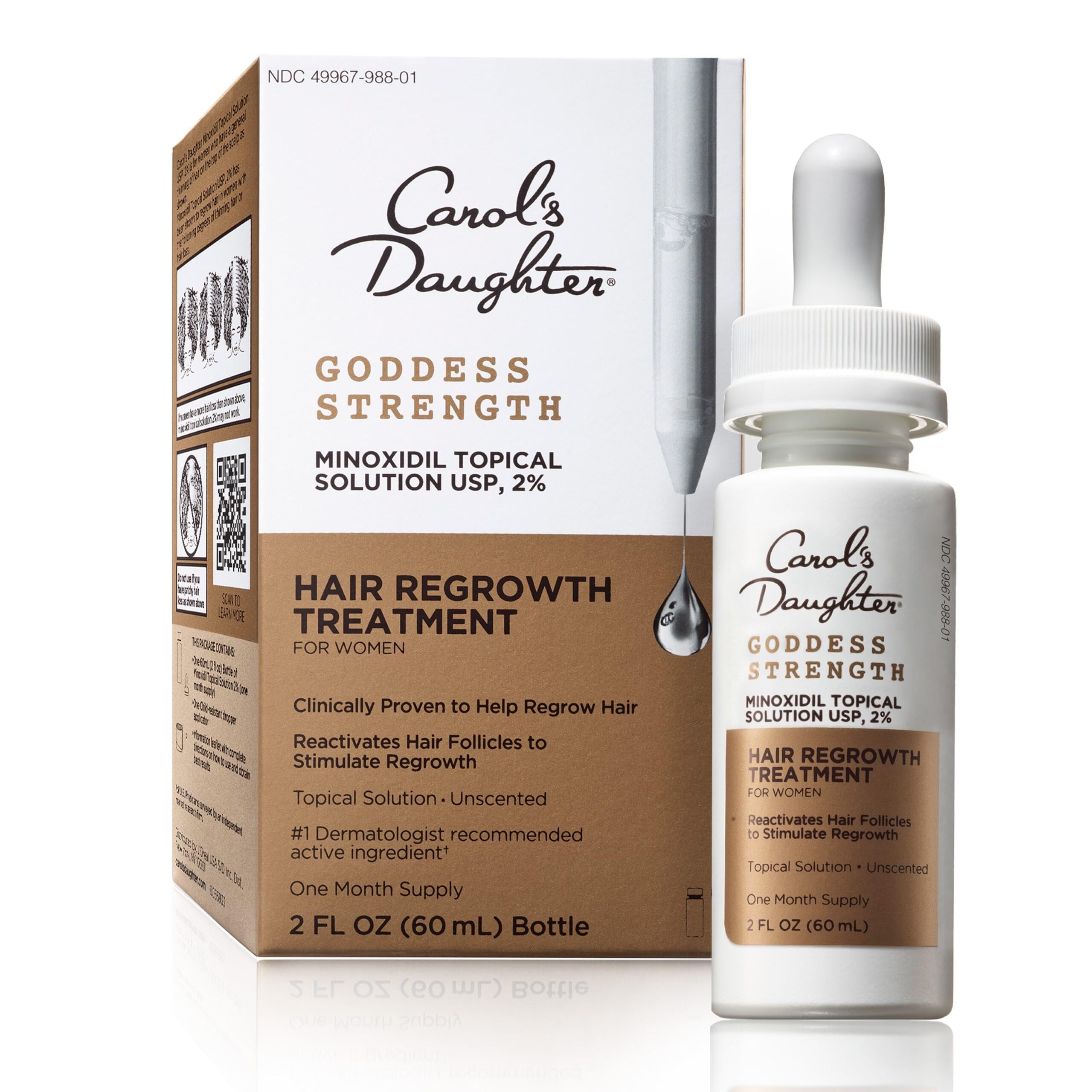 Carol's Daughter Goddess Strength Hair Regrowth Treatment 2% Minoxidil Solution