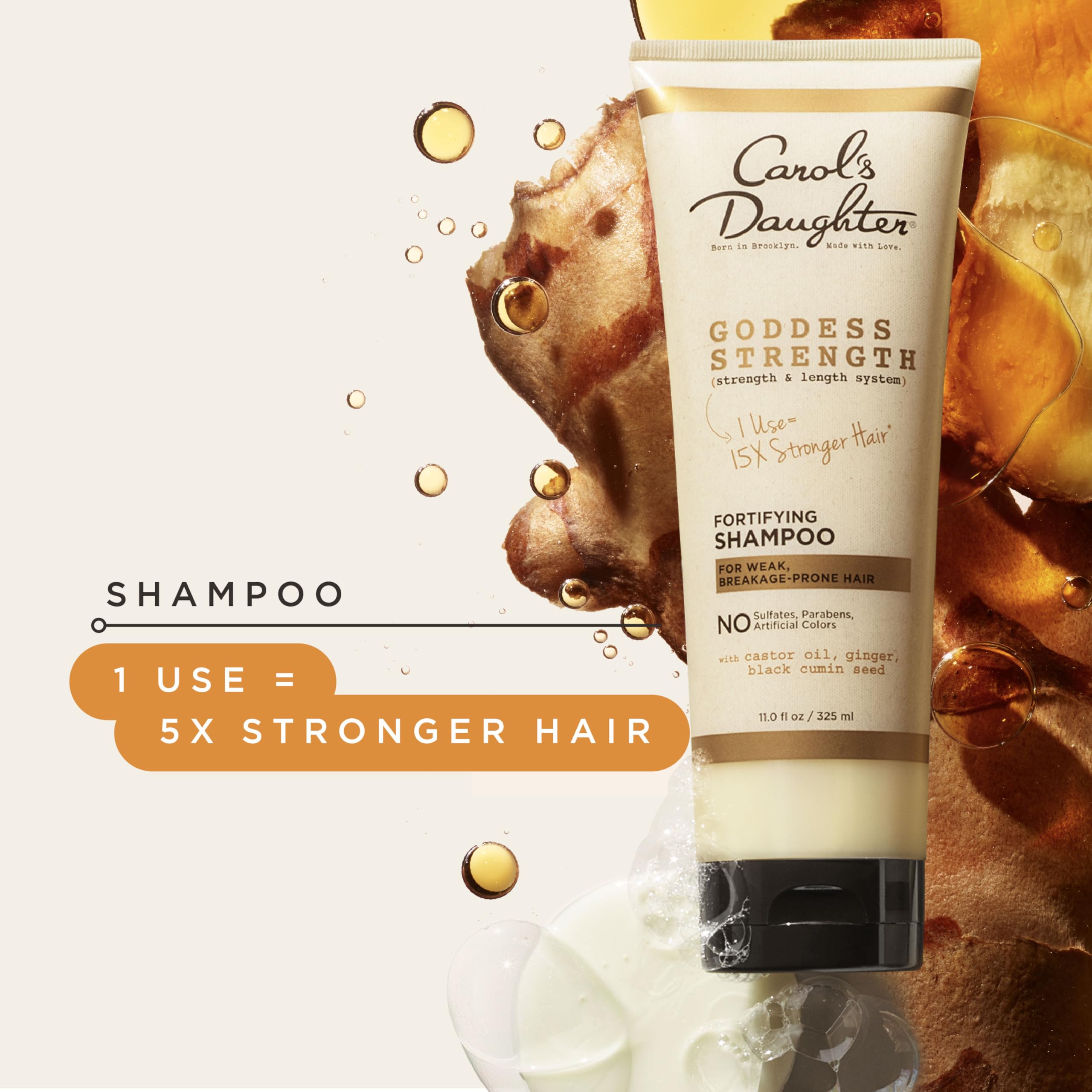 Carol's Daughter Goddess Strength Fortifying Shampoo for Wavy Coily and Curly - Thumbnail 3