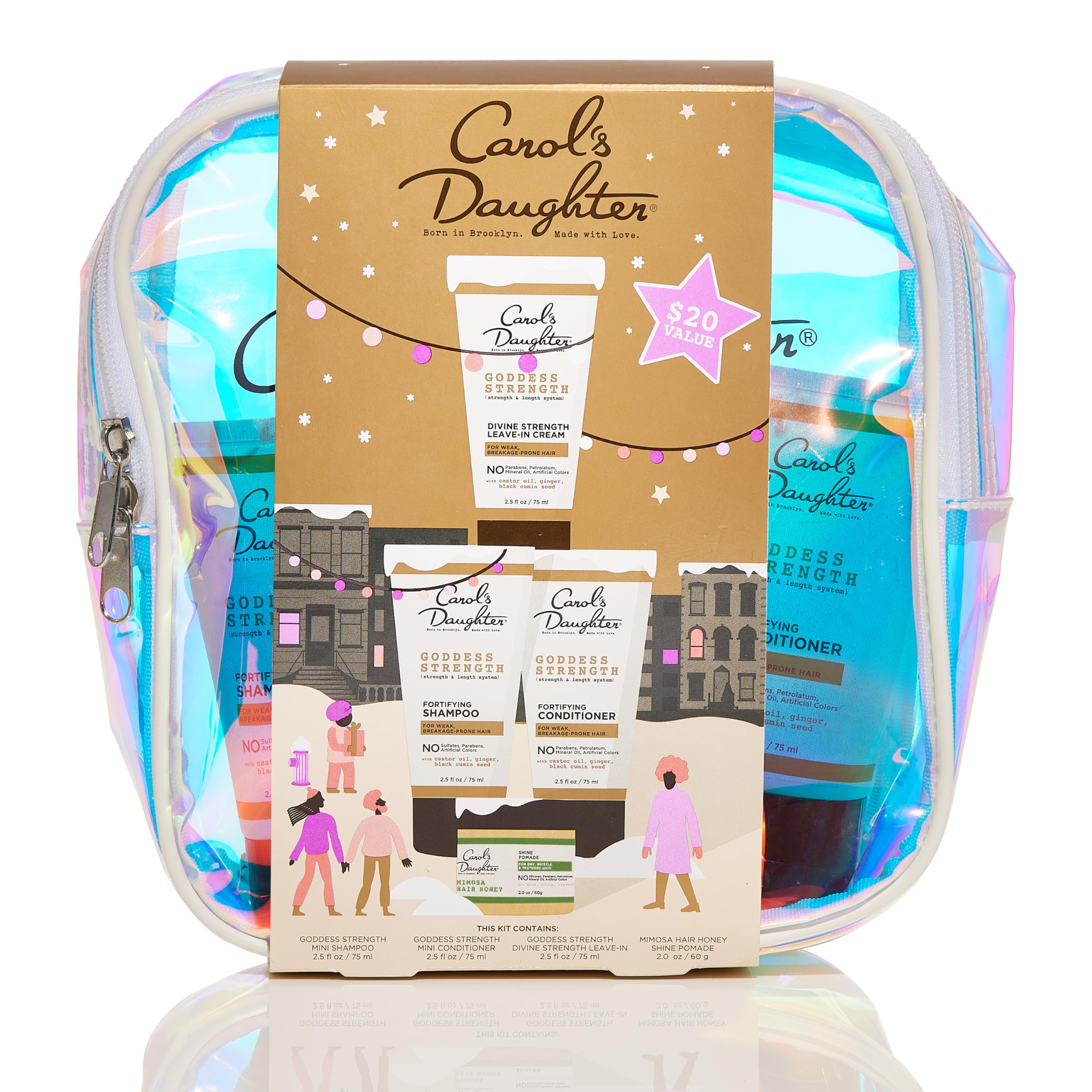 Carol's Daughter Goddess Strength Mini Hair Products Travel Shampoo Conditioner (Set) - Thumbnail 2