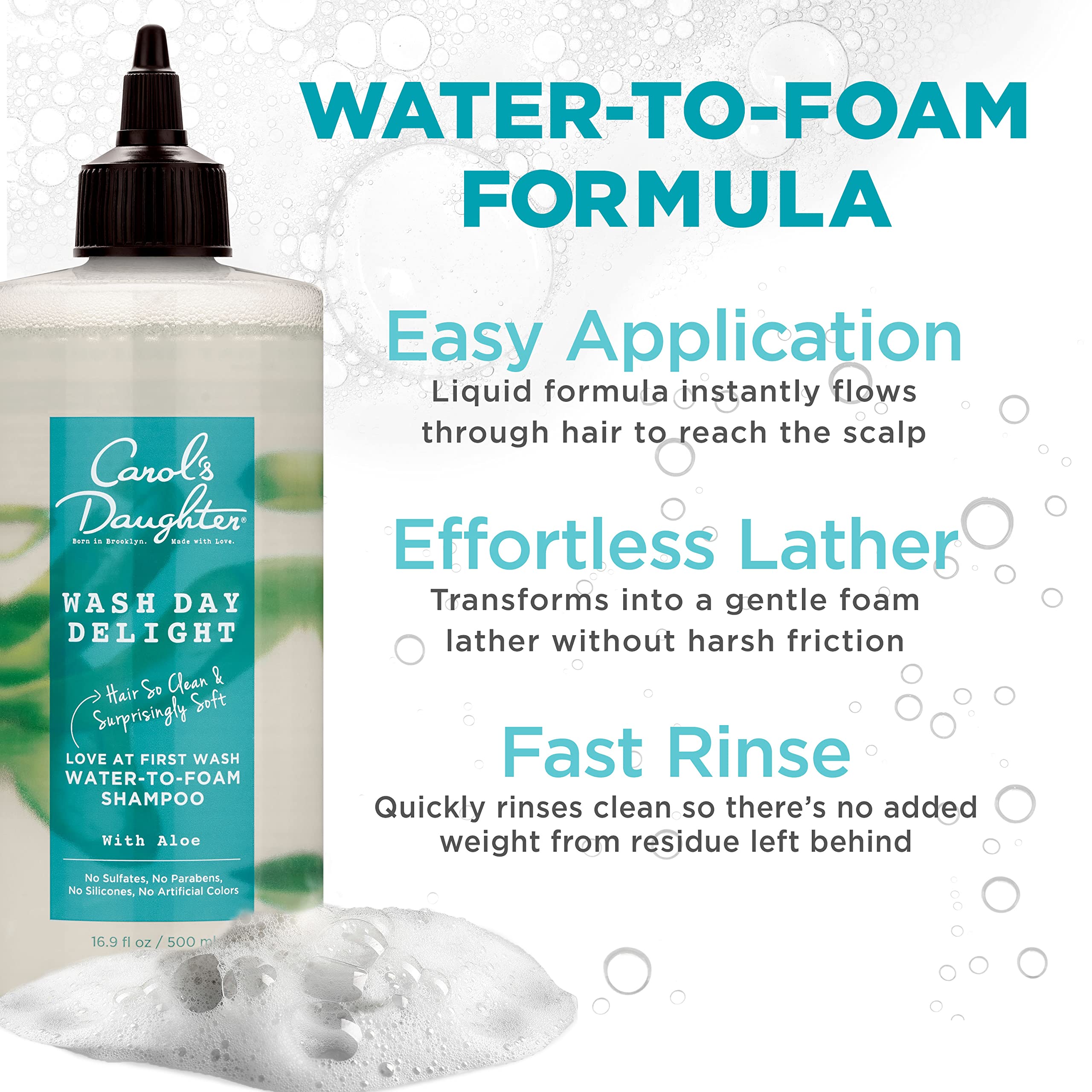 Carol’s Daughter Wash Day Delight Love At First To Foam Sulfate Free Shampoo - Thumbnail 3