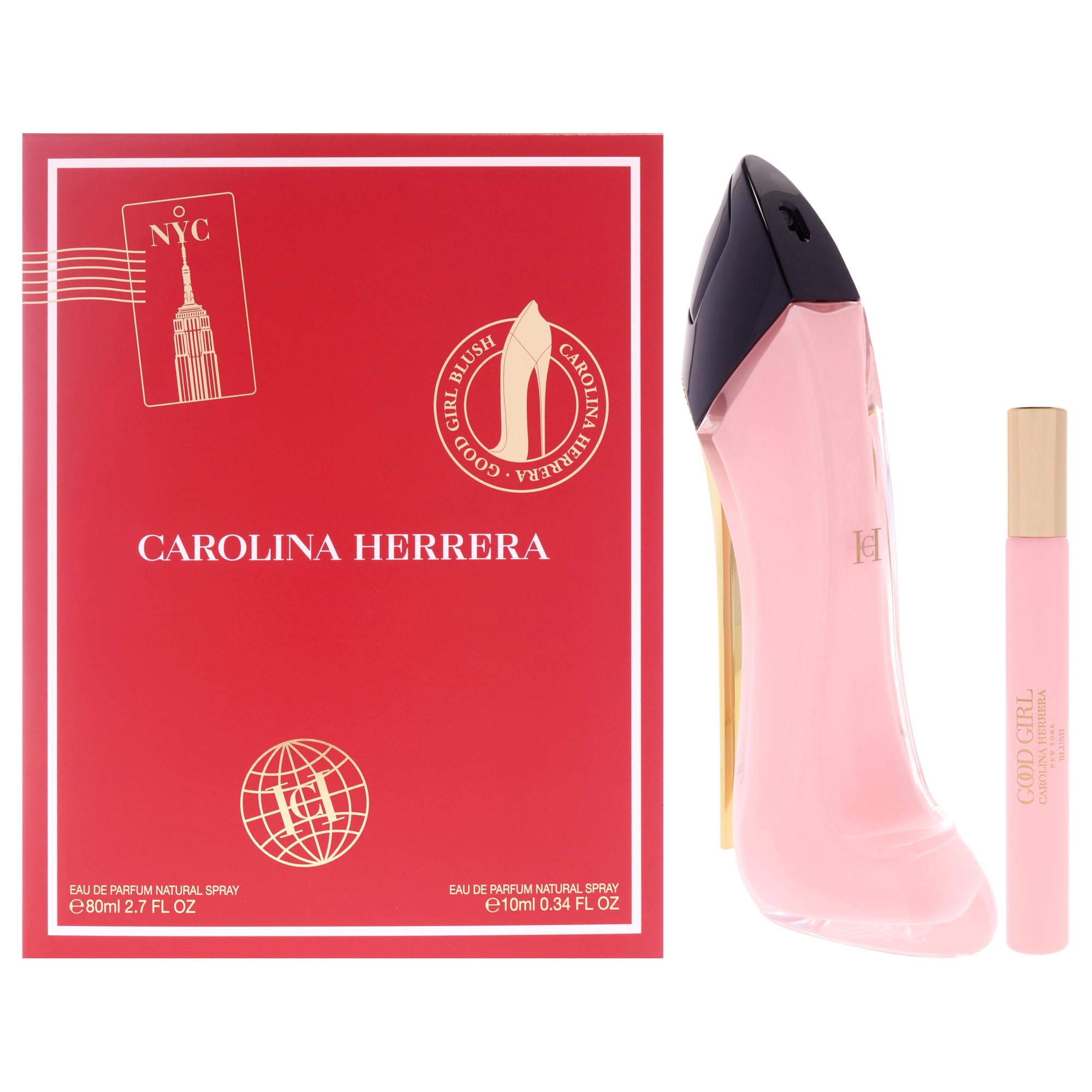 [Set] Good Girl Blush By Carolina Herrera 2 Piece For Women