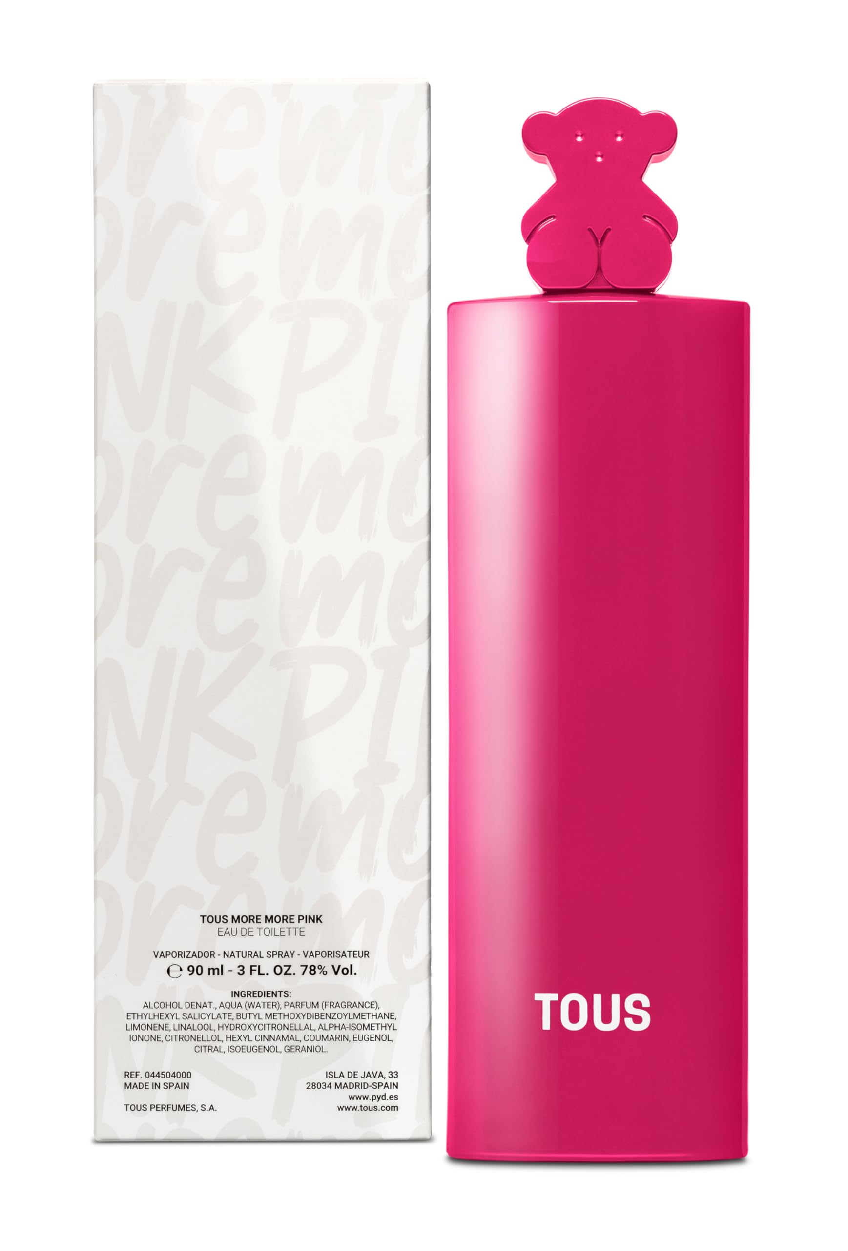 Tous More More Pink 3.0 L Spain 24pcs Bybox EDT - Thumbnail 3