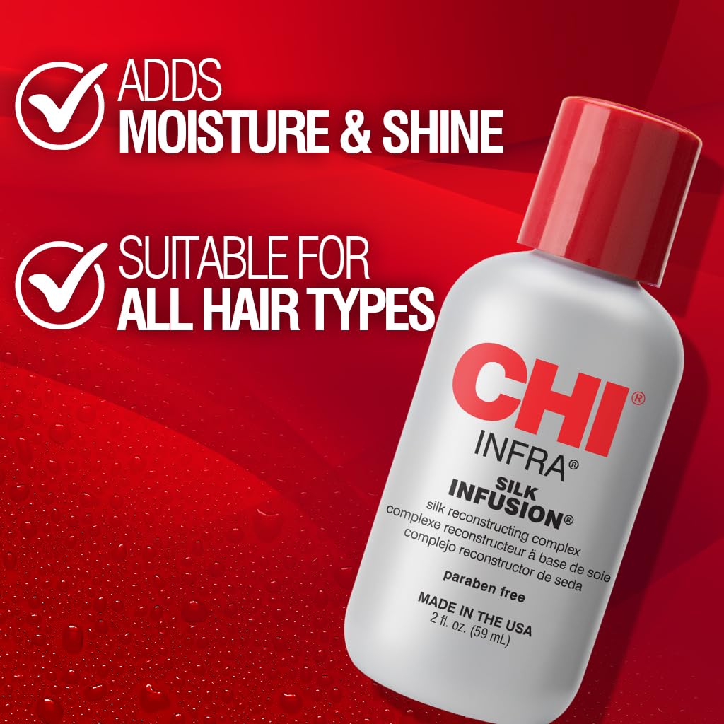 Chi Infra Silk Infusion Leave In Reconstructing Treatment To Strengthen Protect - Thumbnail 3