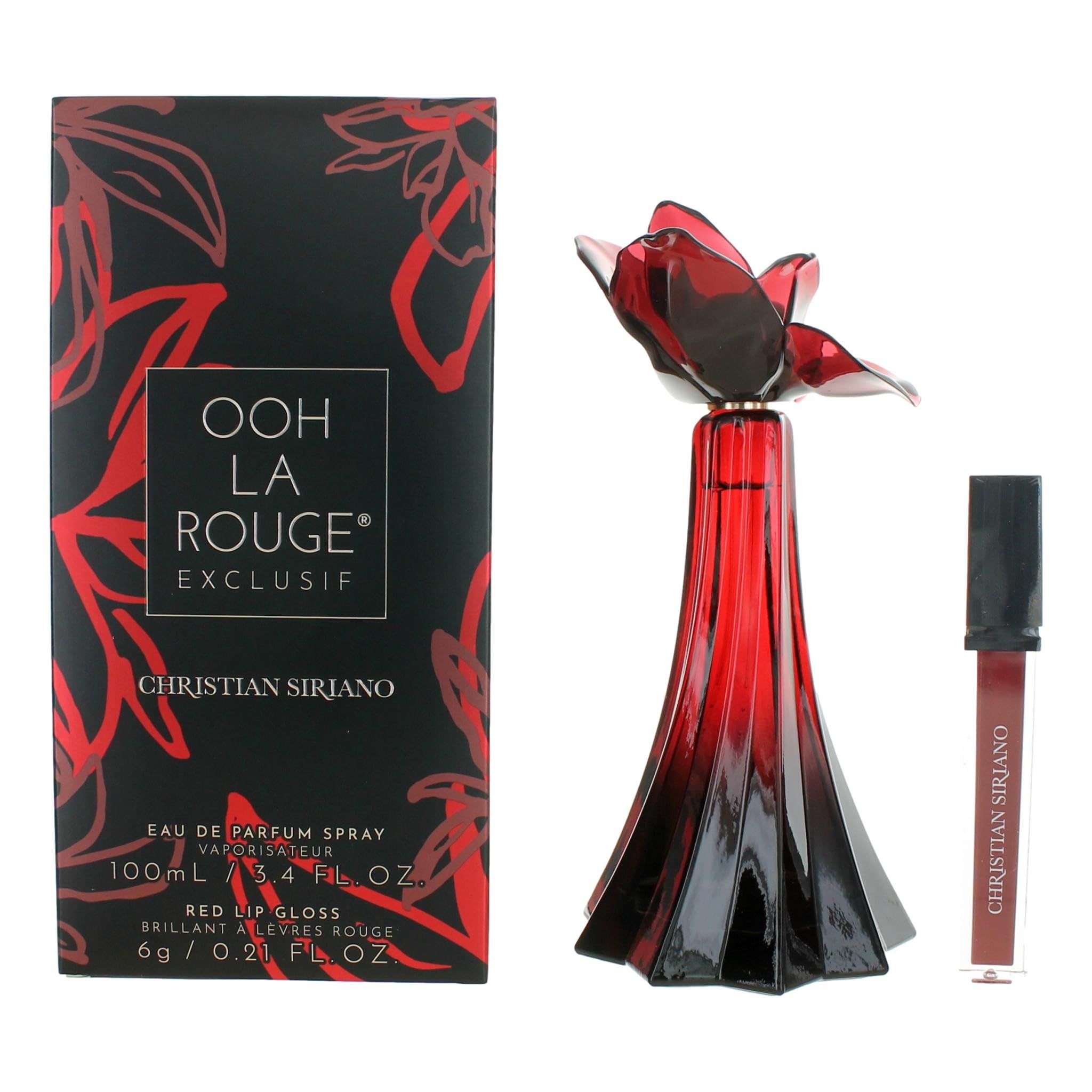 CHRISTIAN SIRIANO OOH LA ROUGE EXCLUSIF(W)EDP SP 3.4oz(LI FREE)(WITH LIP GLOSS)