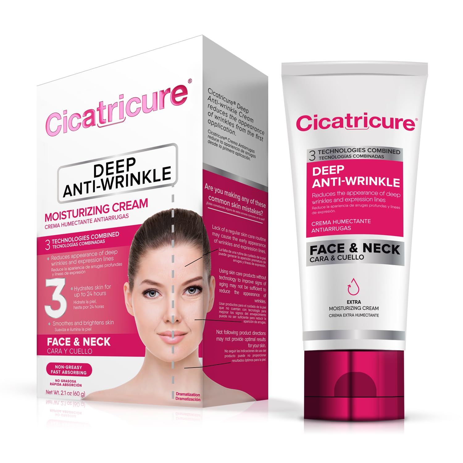 Cicatricure Deep Anti Wrinkle Face Neck Cream Reduces the Appearance of - Thumbnail 2