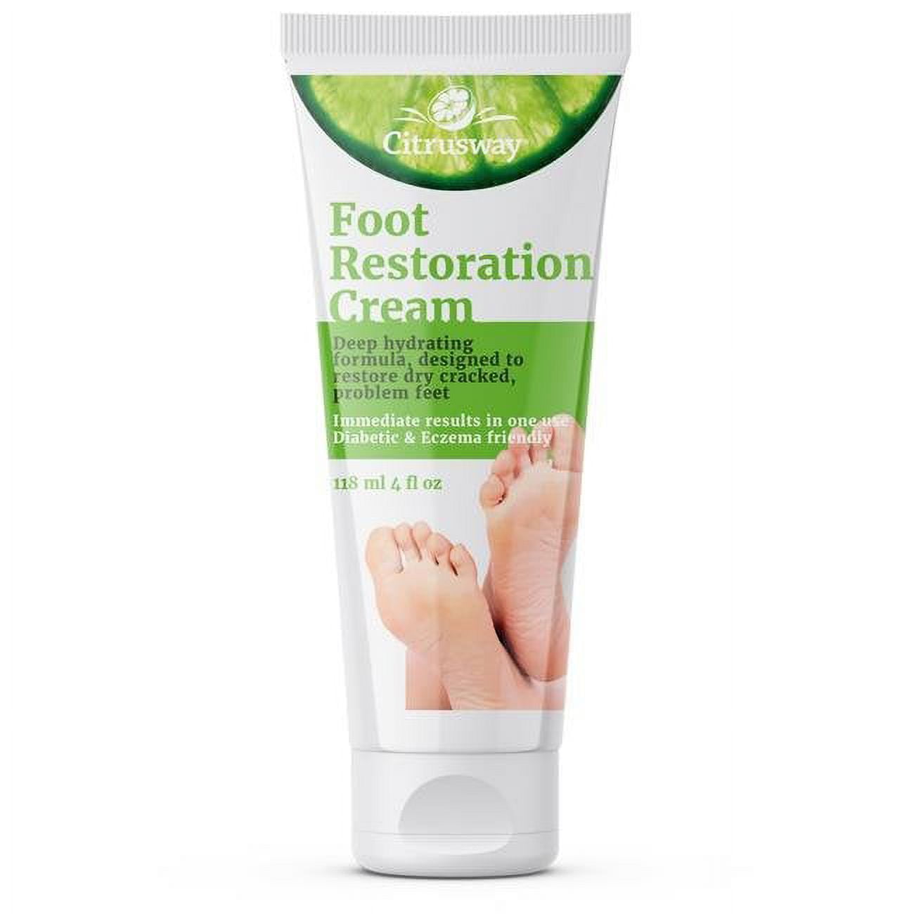 Citrusway Restoration Foot Cream Hydrating Paraben Free Clean 4 Fl Oz
