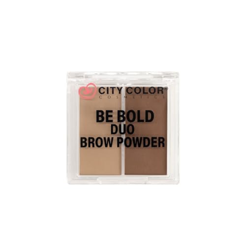 (12-pack) City Color Be Bold Duo Brow Powder Taupe - Thumbnail 3