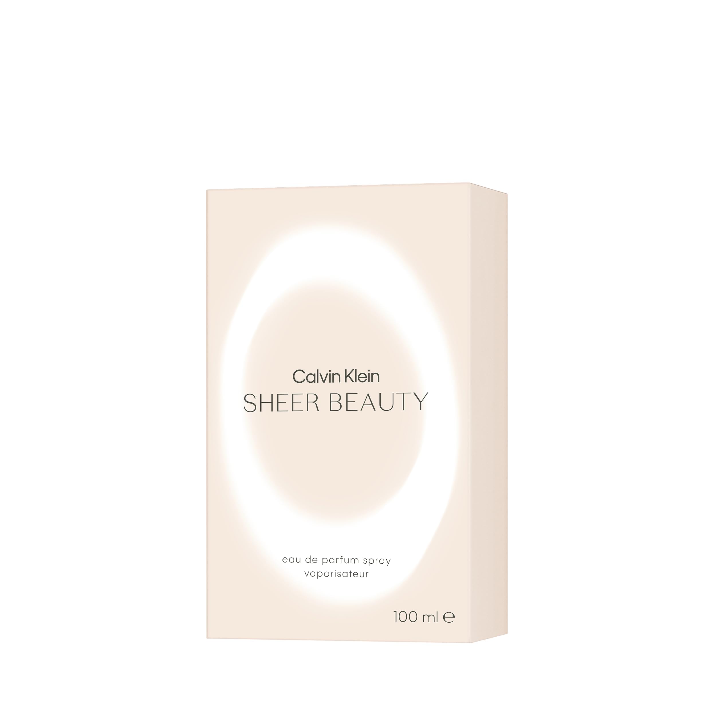 Calvin Klein Sheer Beauty Floral With Notes of Peach Bellini Accord Pink Lily - Thumbnail 2
