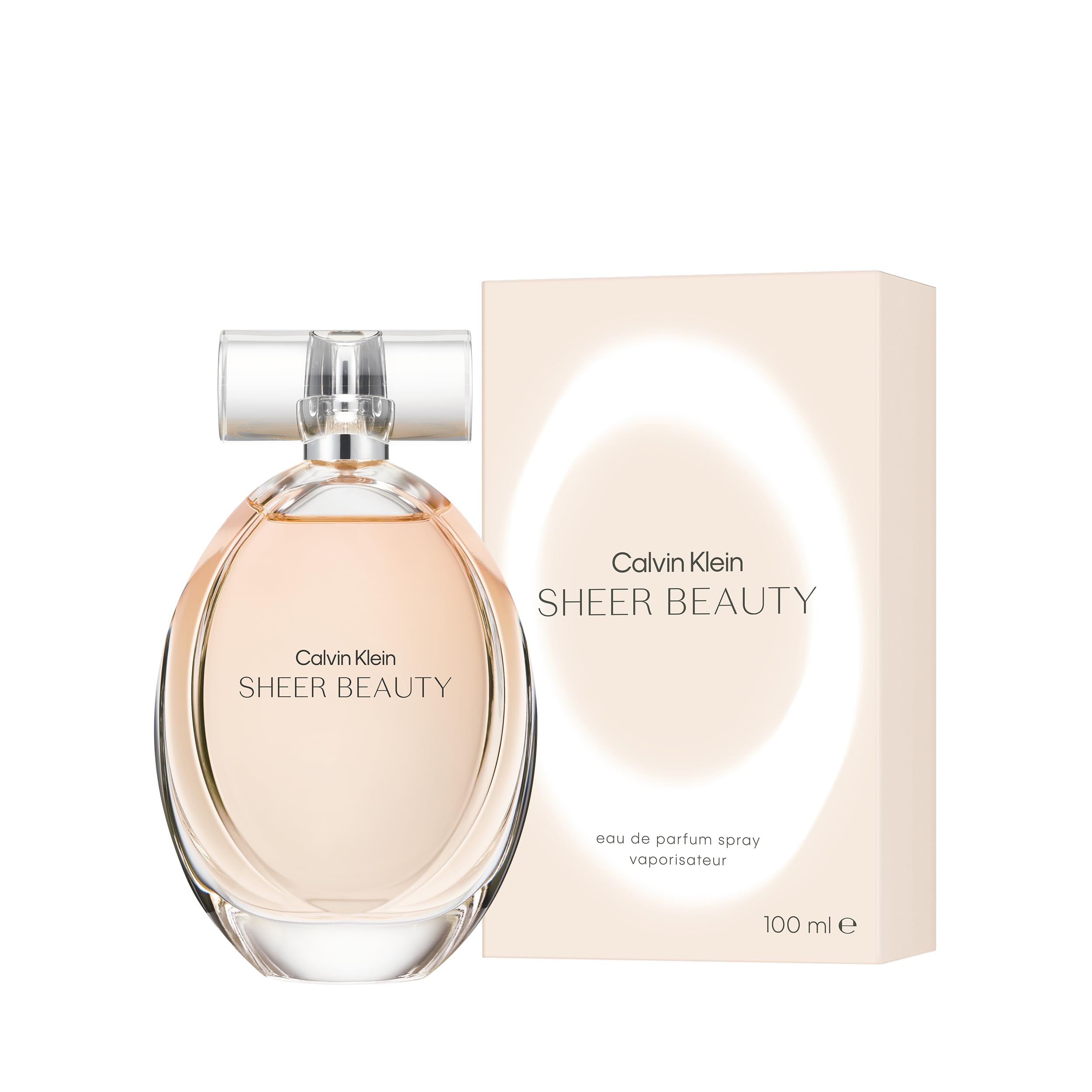 Calvin Klein Sheer Beauty Floral With Notes of Peach Bellini Accord Pink Lily - Thumbnail 1
