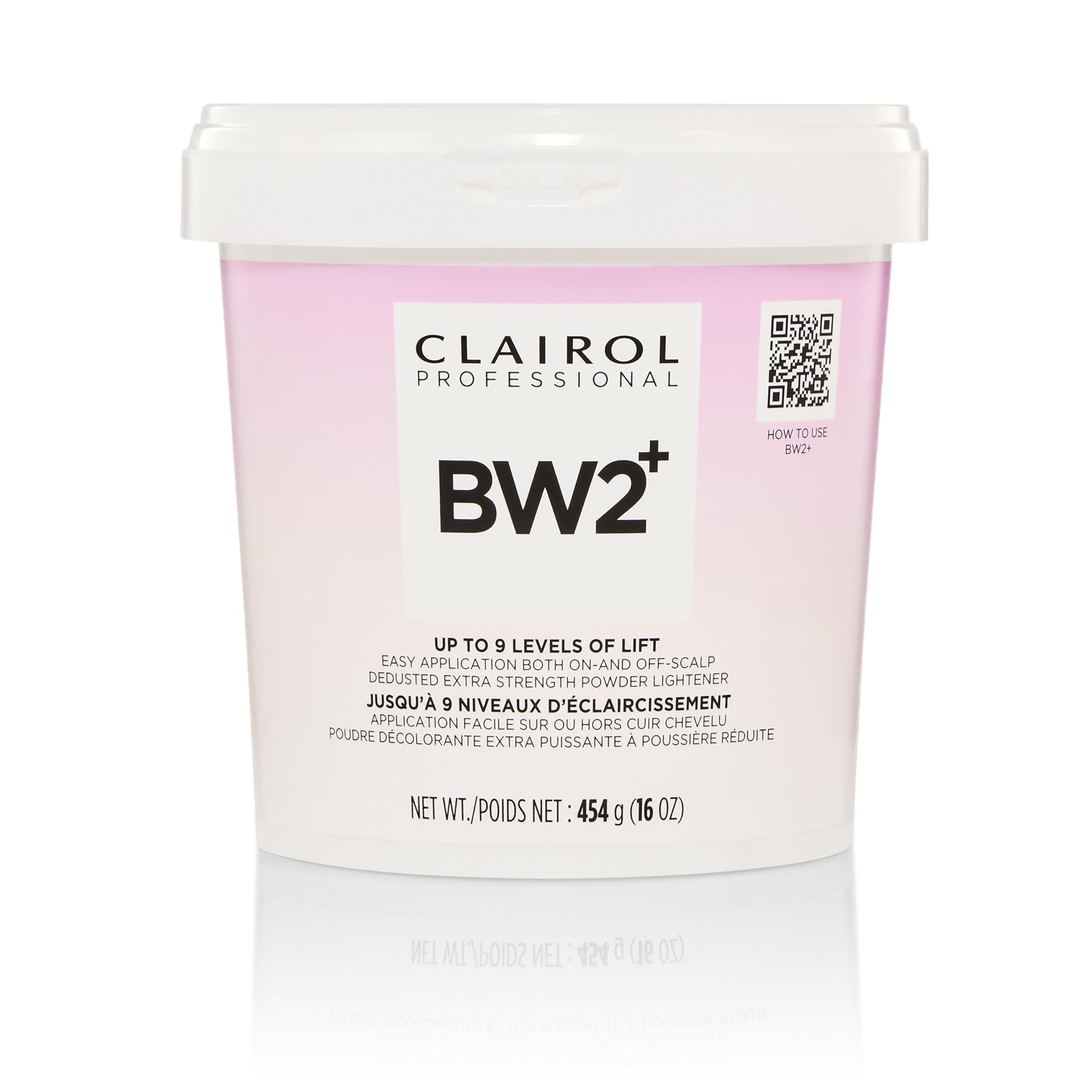 Clairol Professional Bw2+ Dedusted Extra Strength Powder Lightener for Hair