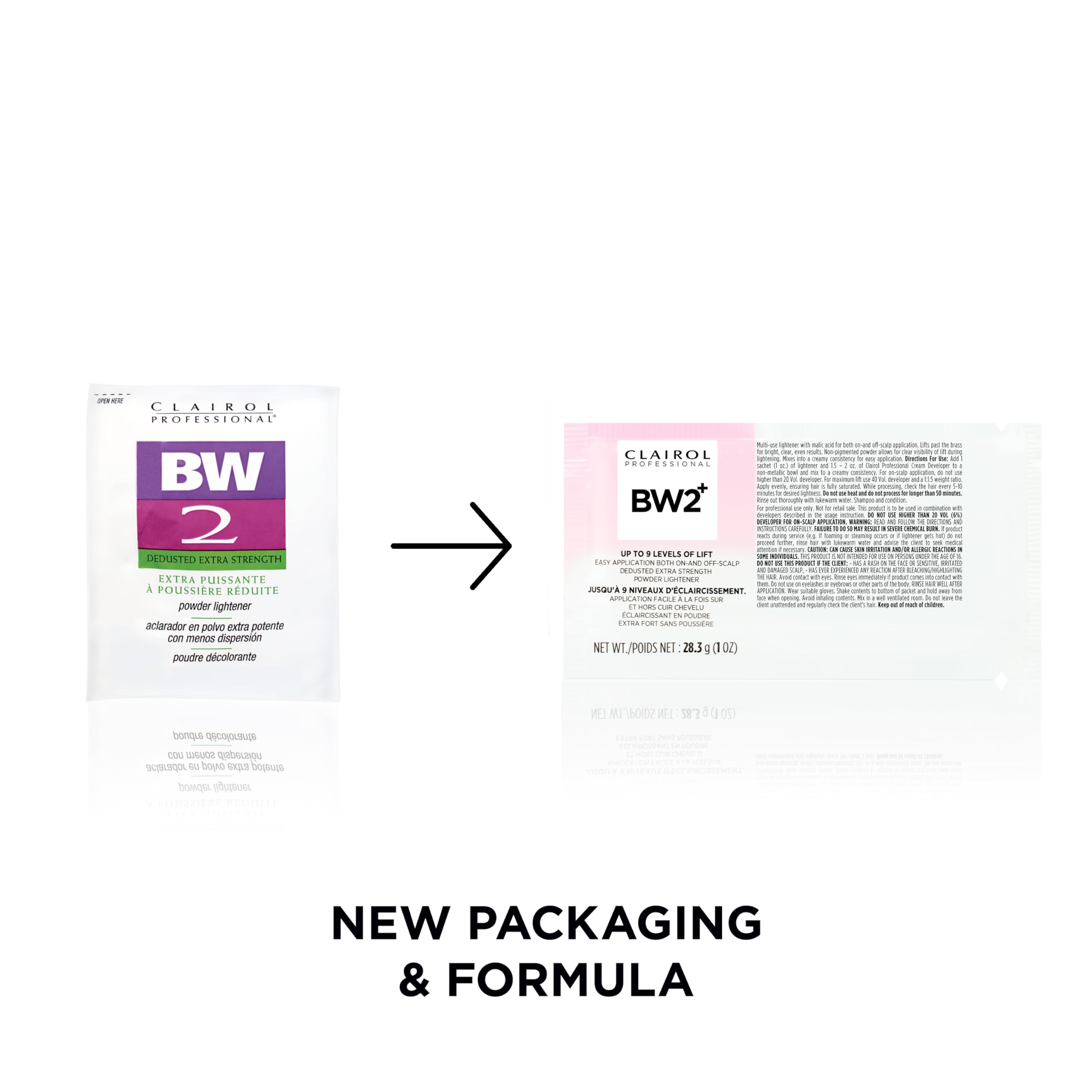 Clairol Professional Bw2+ Dedusted Extra Strength Powder Lightener for Hair - Thumbnail 2