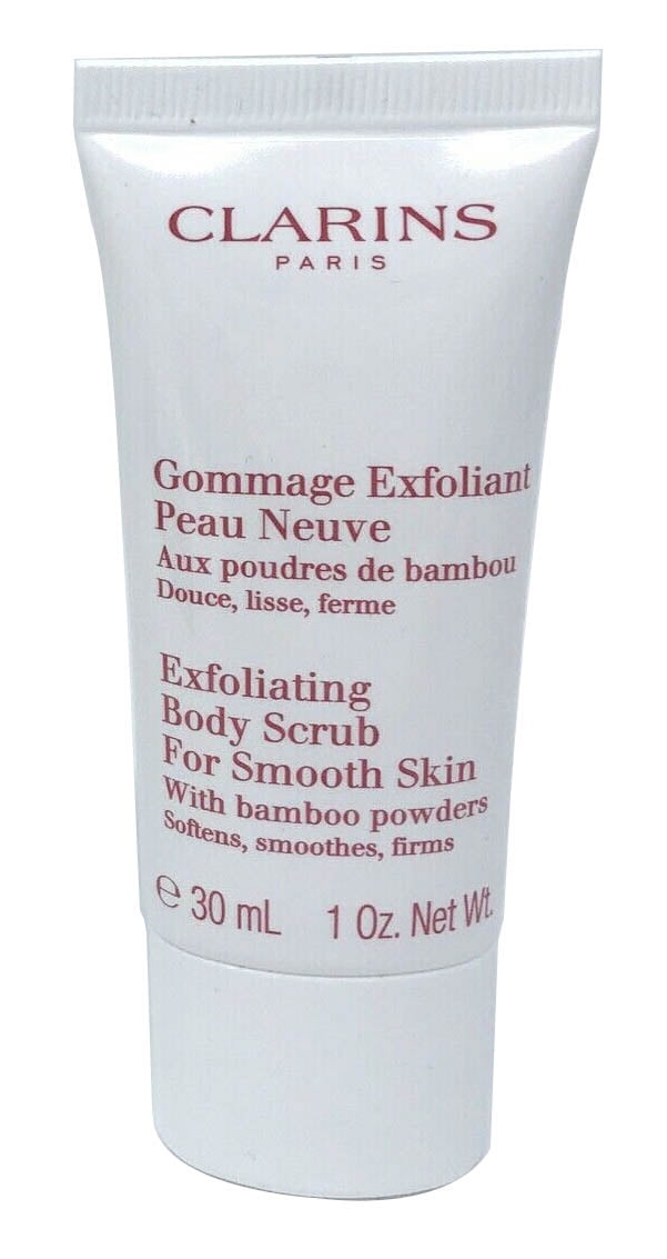 Clarins Exfoliating Body Scrub for Smooth Skin With Bamboo Powders New 1 oz