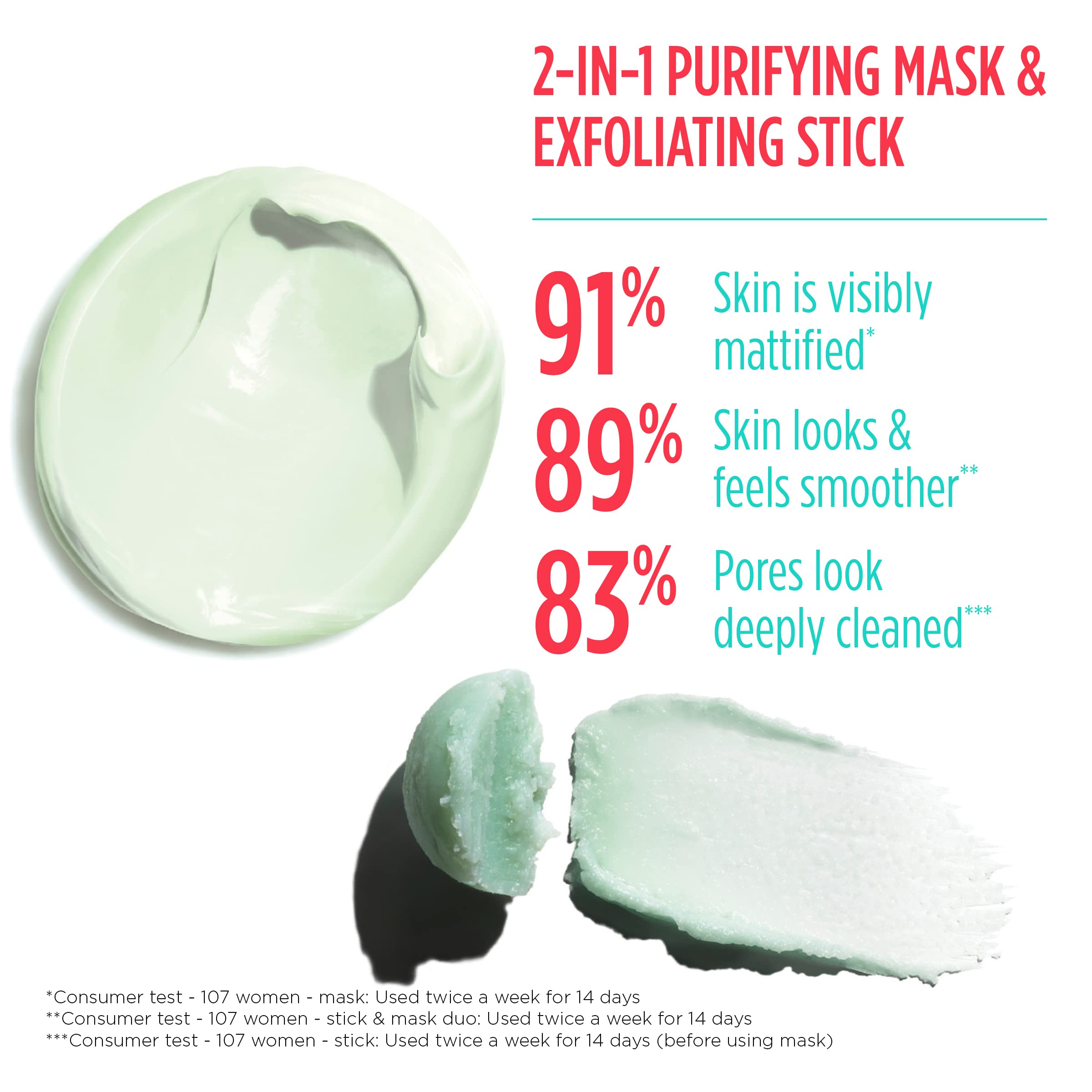 Clarins Clear Out Blackhead Expert [stick + Mask] | Award Winning 2 In 1 - Thumbnail 3