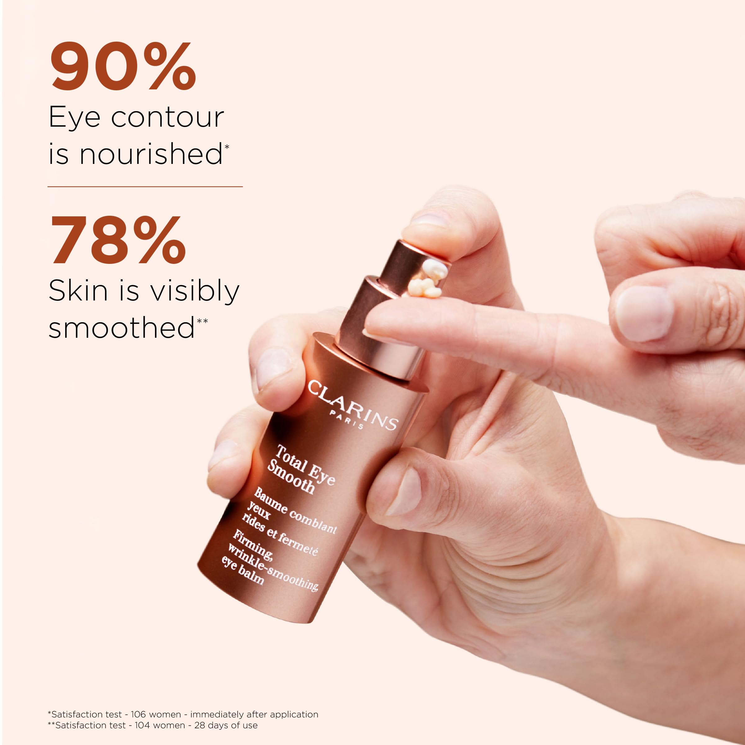 Clarins Total Eye Smooth | 2 In 1 Anti Aging Eye Cream and 10 Minute Eye Mask | - Thumbnail 2