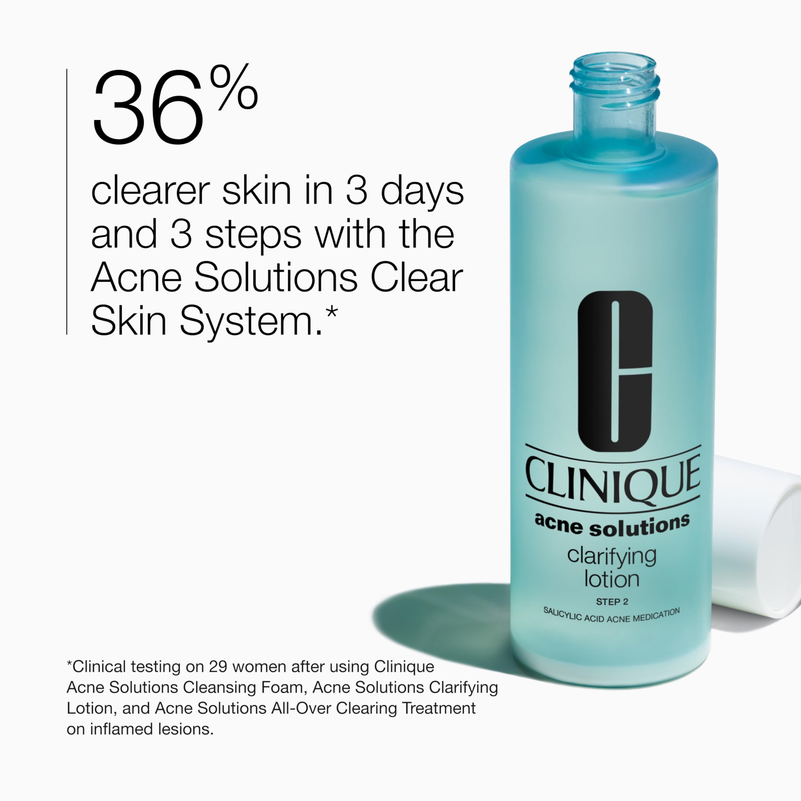 Clinique Acne Solutions Clarifying Lotion Exfoliating Facial Toner With - Thumbnail 2