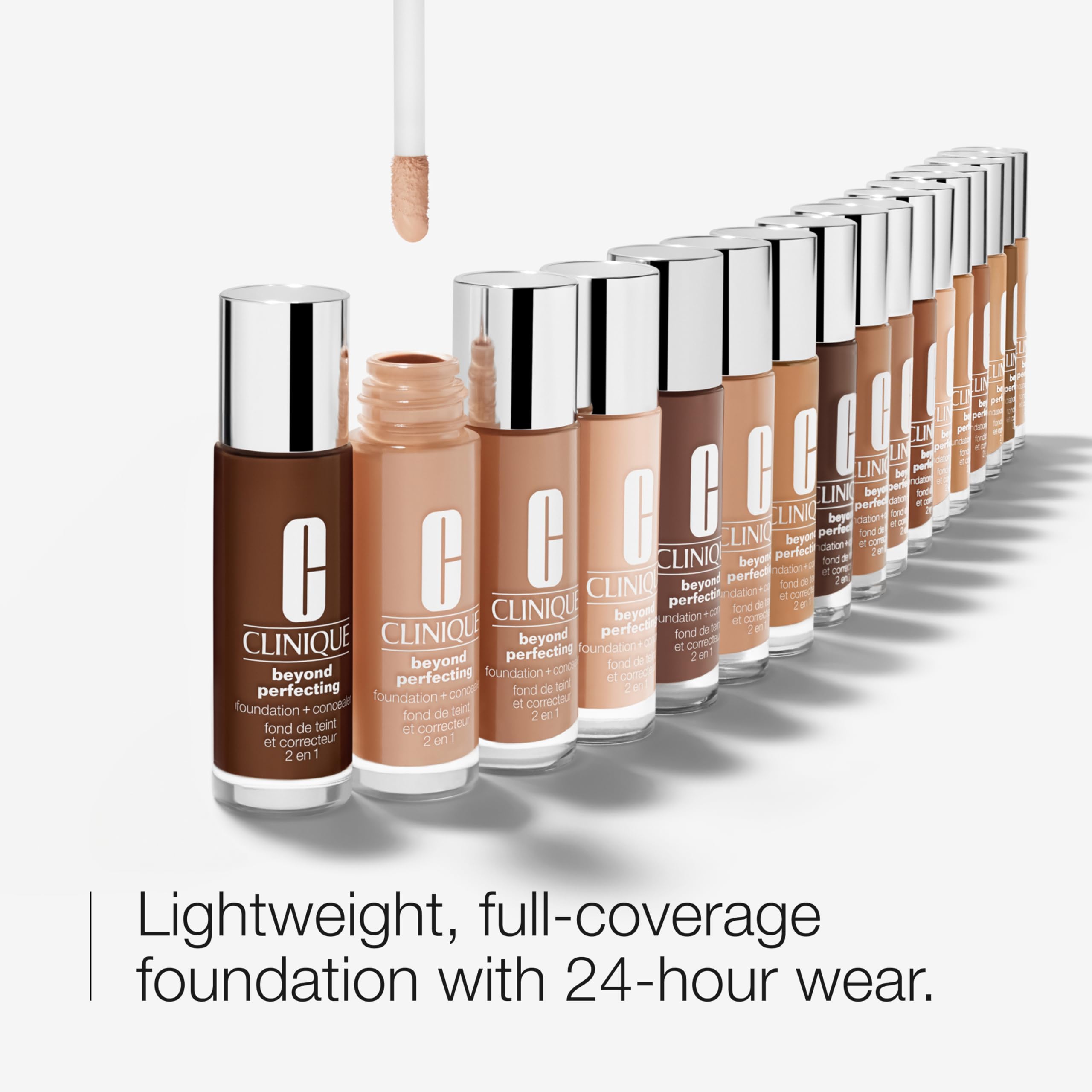 Clinique Beyond Perfecting Lightweight Liquid Foundation + Concealer for Dry - Thumbnail 2