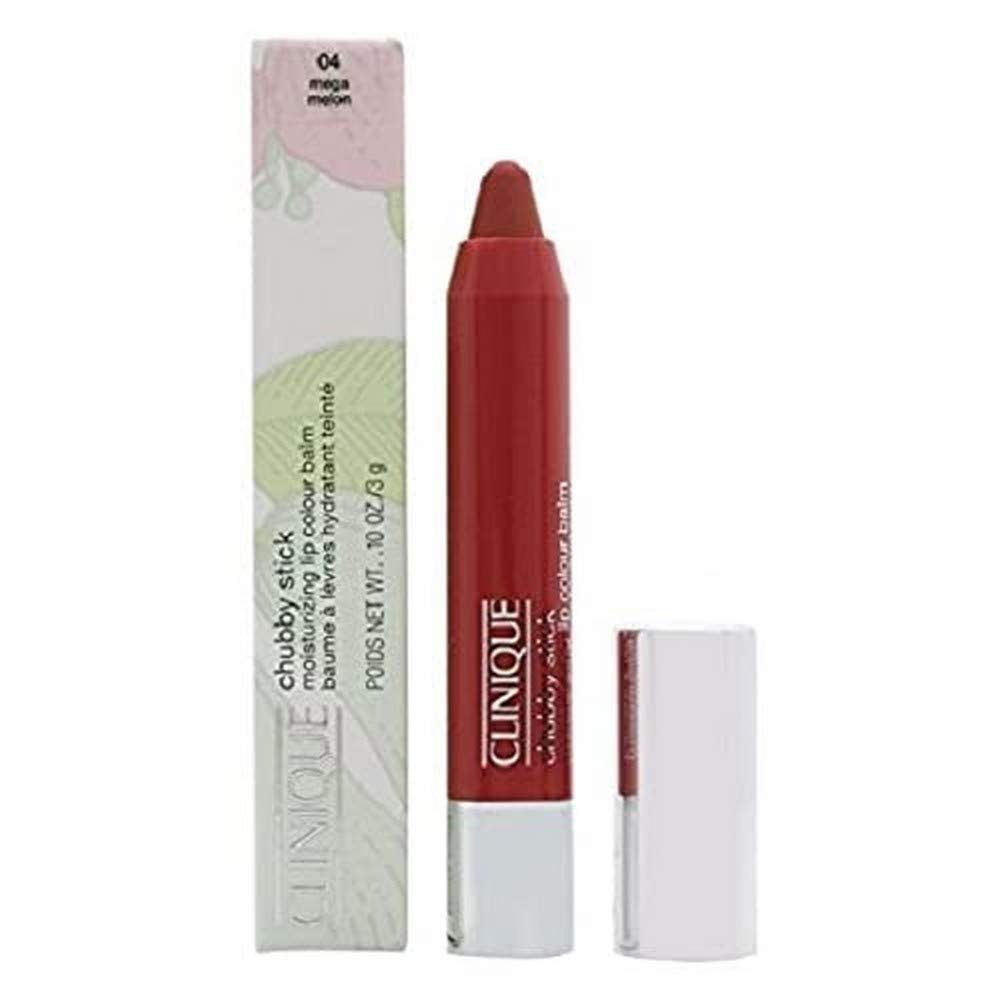 Clinique Chubby Stick Moisturizing Lip Colour Balm No. 04 Mega Melon 0.1 oz - Thumbnail 3
