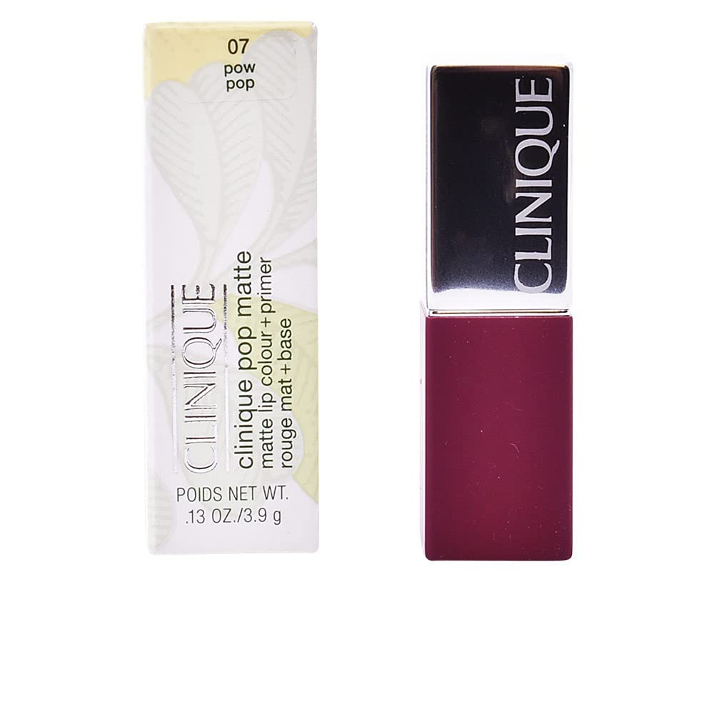 Clinique Pop Matte Lip Colour + Primer No. 07 Pow Pop 029082/007 0.13 oz - Thumbnail 2