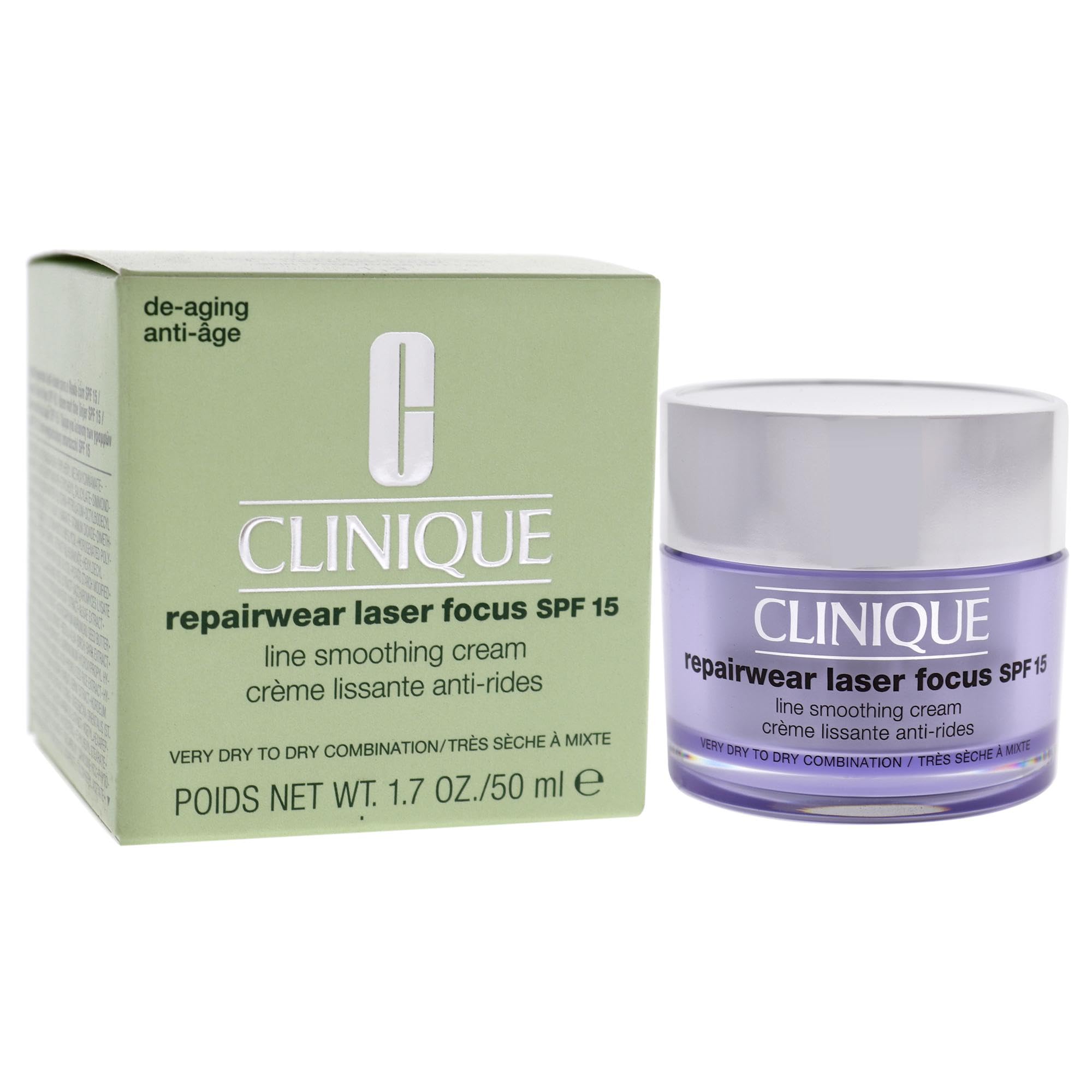 Clinique Repair Wear Laser Focus Line Smoothing Cream Spf 15 1.7 oz - Thumbnail 3