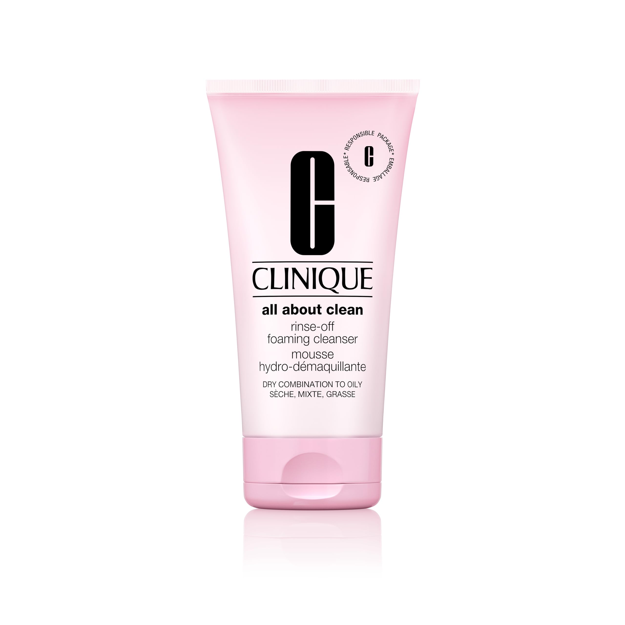 Clinique All About Clean Rinse Off Foaming Face Wash | Face Cleanser With