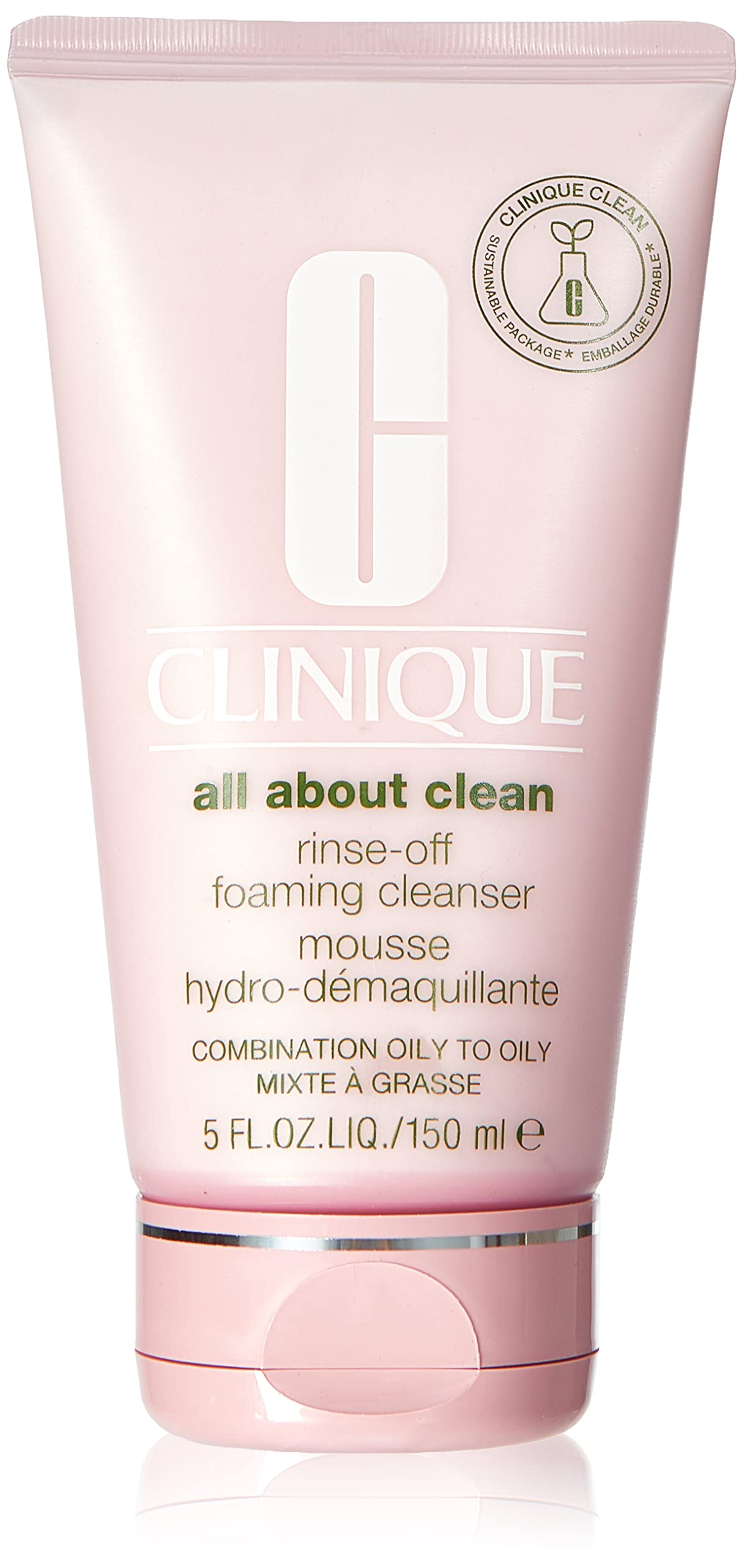 Clinique All About Clean Rinse Off Foaming Face Wash | Face Cleanser With