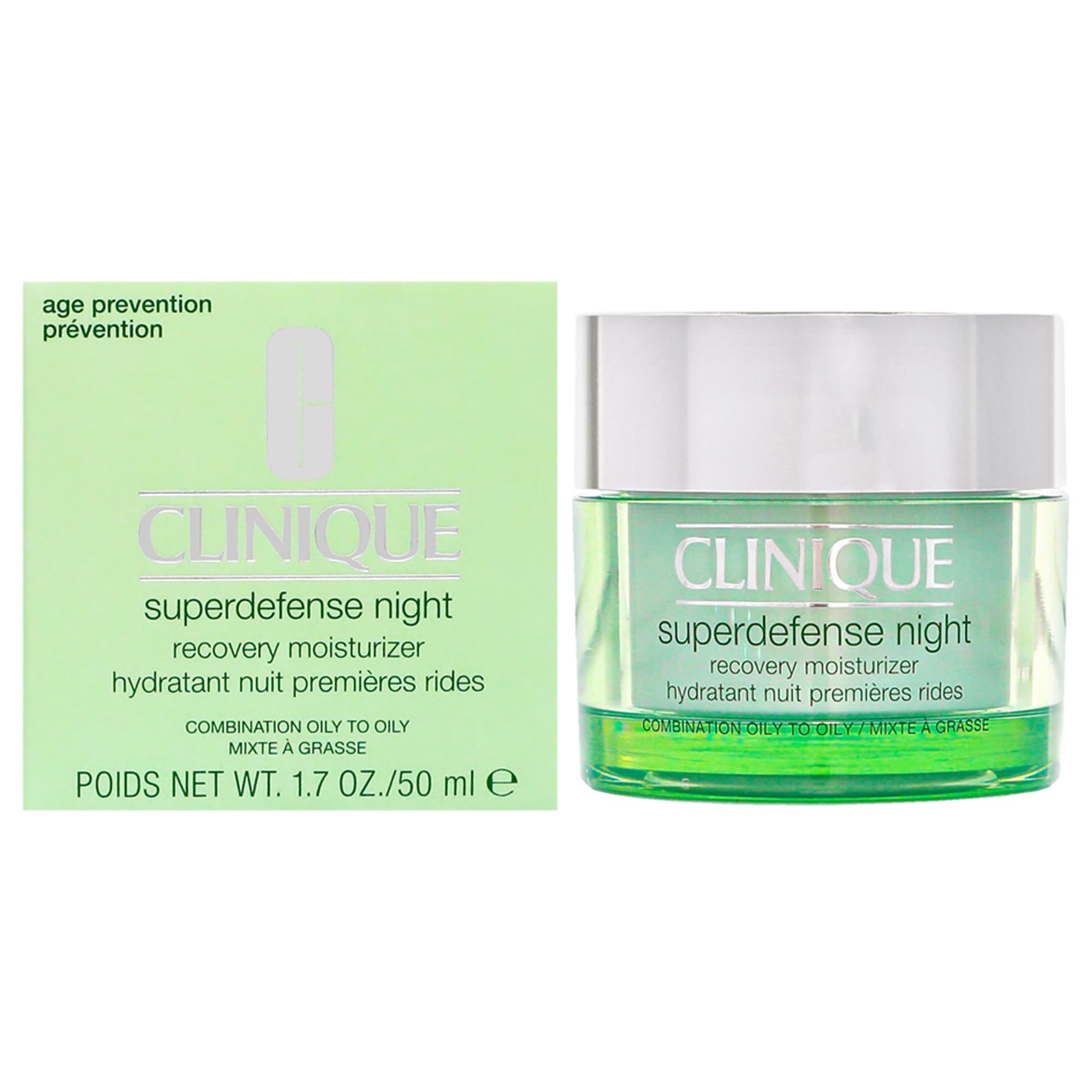 Clinique Superdefense Night Recovery Moisturizer for Combination To Oily Skin