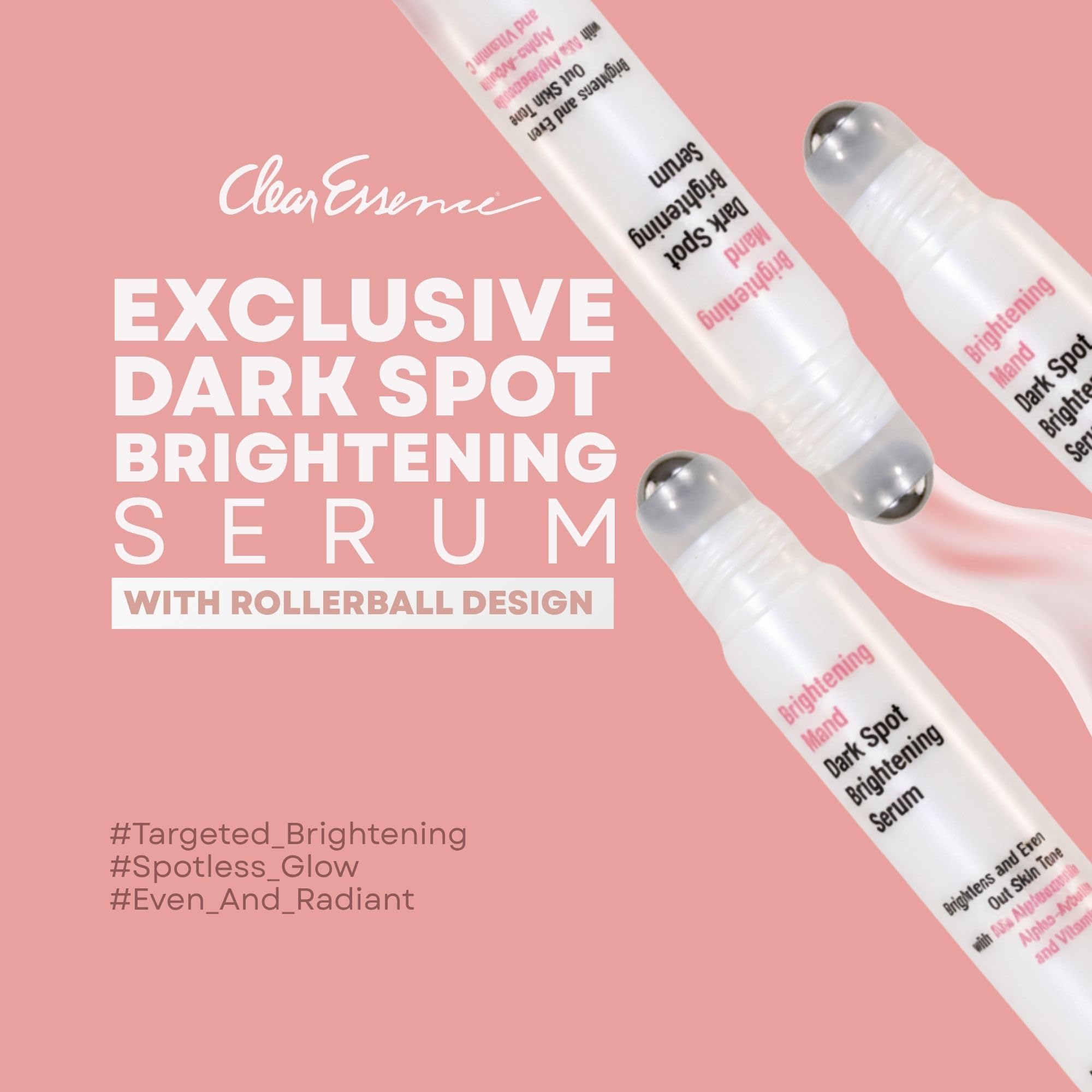 Clear Essence Brightening Dark Spot Serum Wand With Rollerball Vitamin C Serum - Thumbnail 2